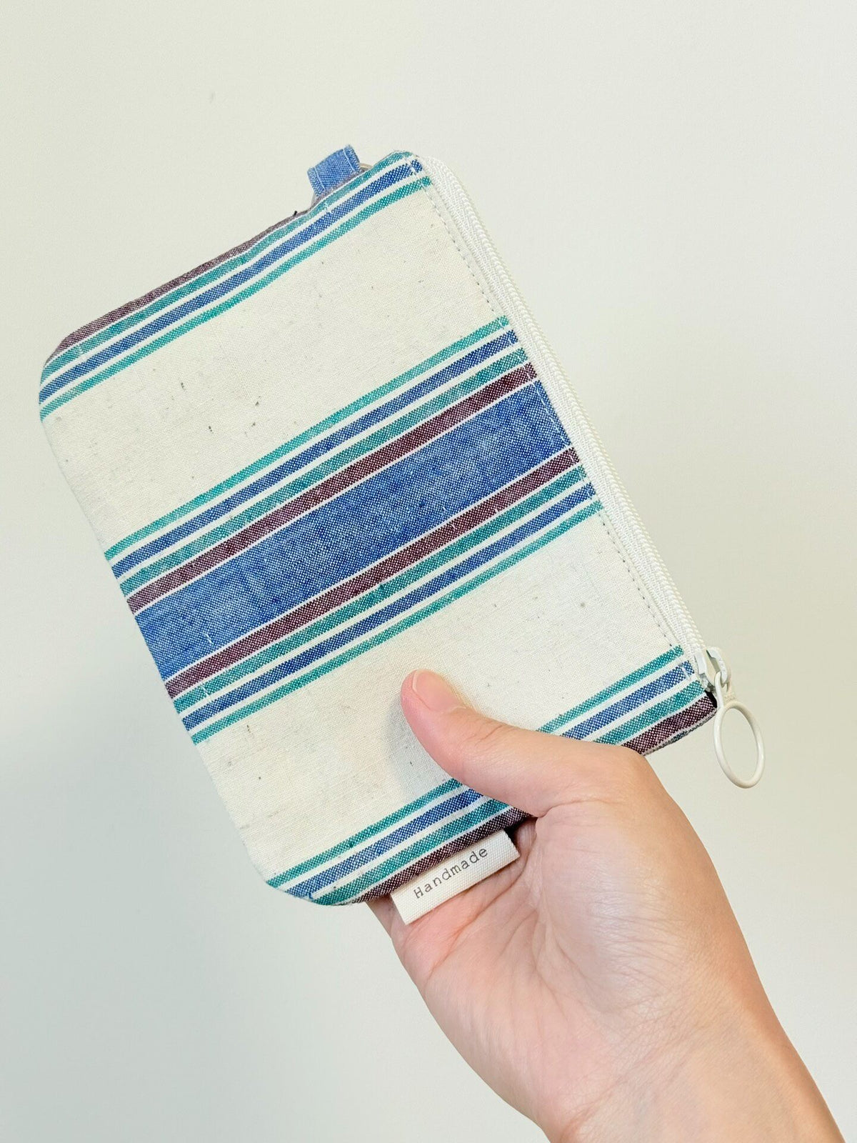 Handmade Cotton Travel Document Pouch
