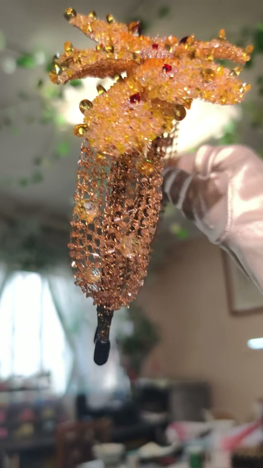 Koi Fish Crystal Hair Clip