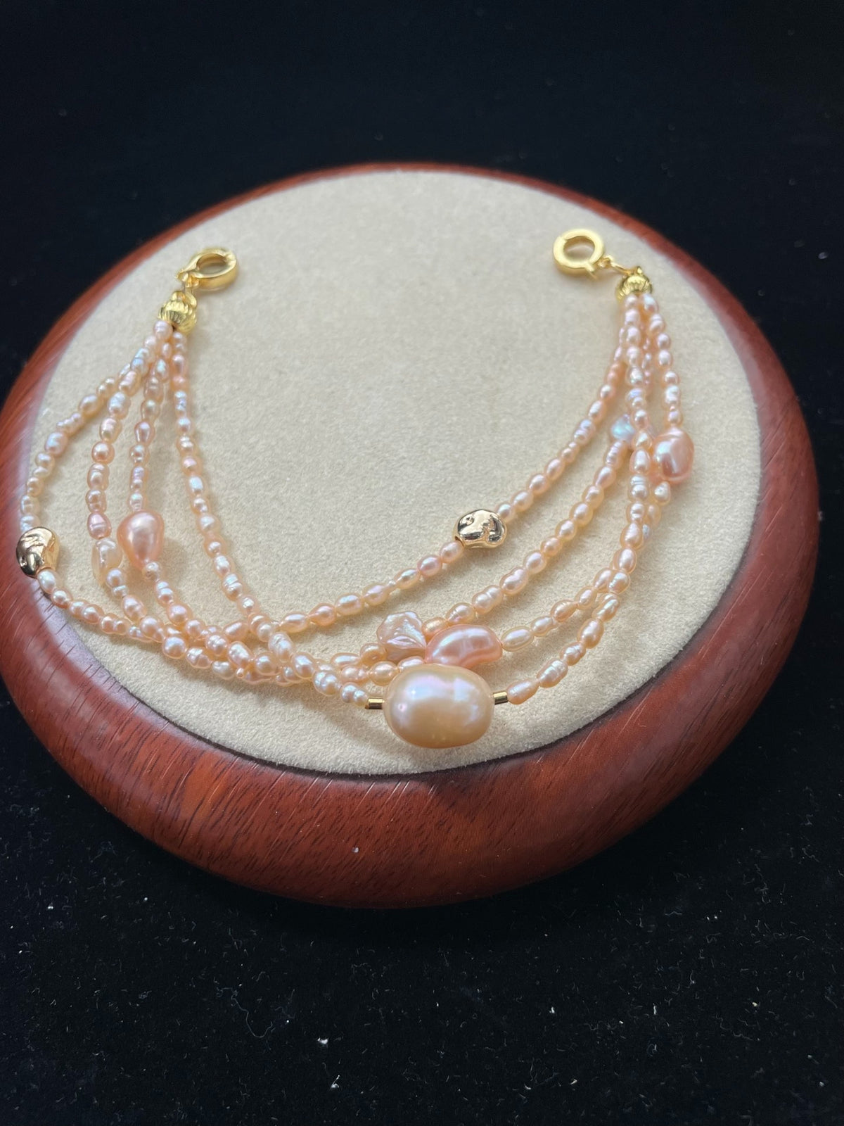Bracciale Multi-Filo in Perle Naturali