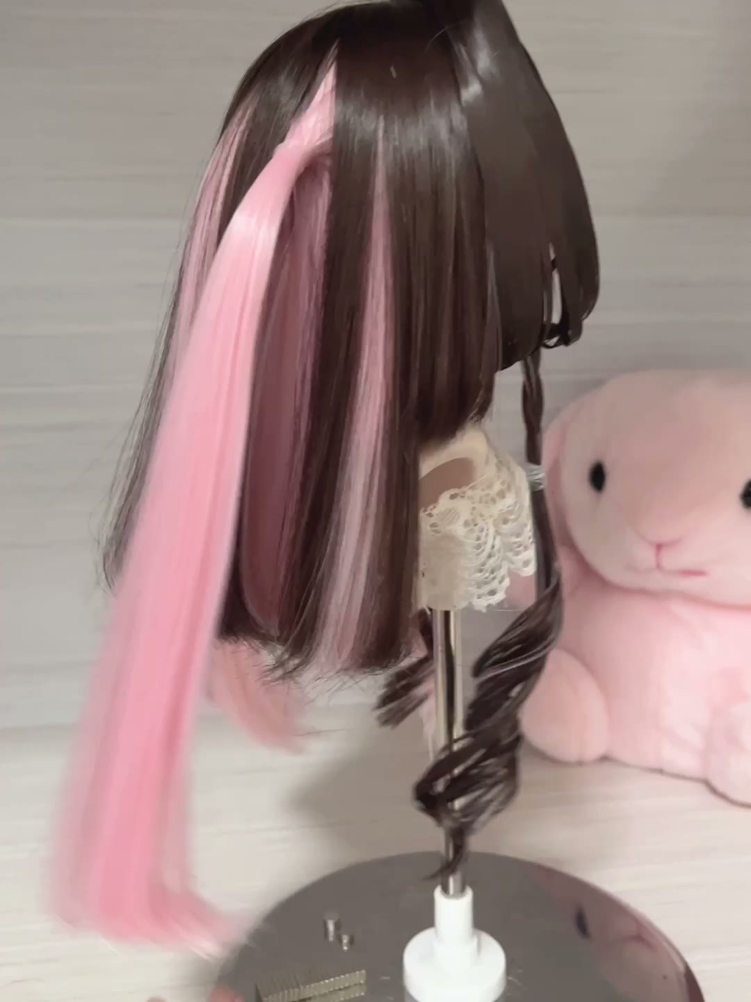 Doll Wig Two-Tone Anime Style