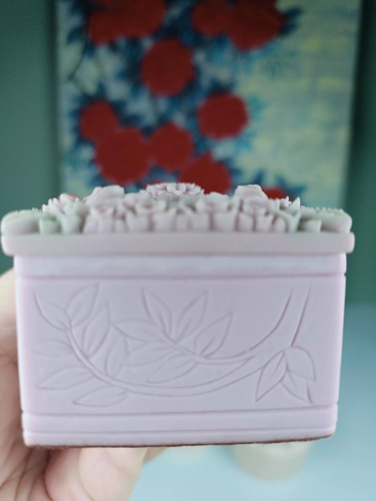 Rectangular Food Grade Silicone Floral Mold
