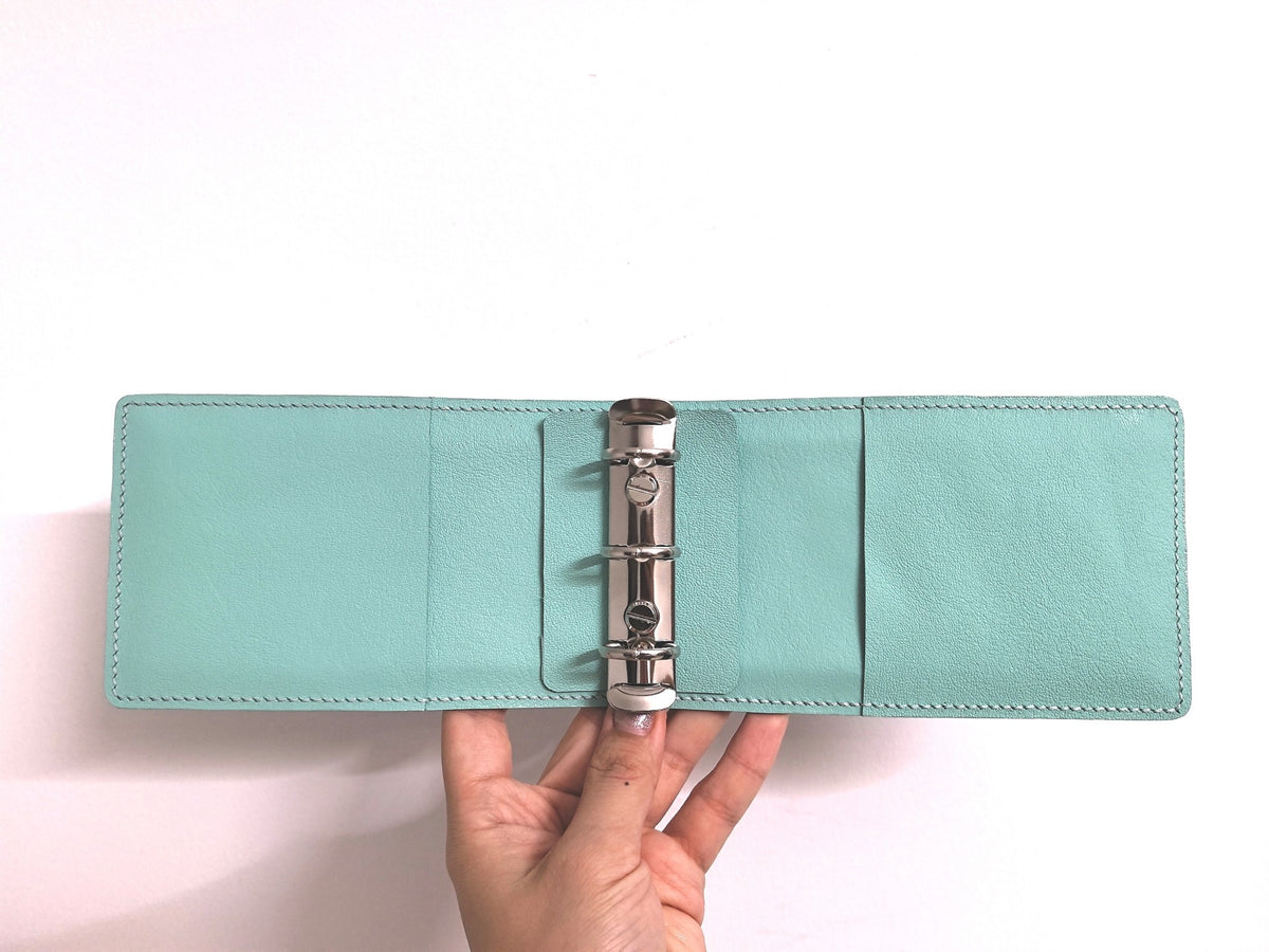 Handmade Leather Ring Binder Notebook Cover