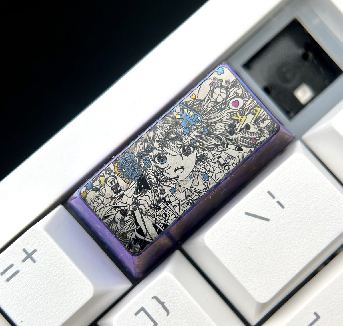 Hatsune Miku Titanium Alloy Keycap