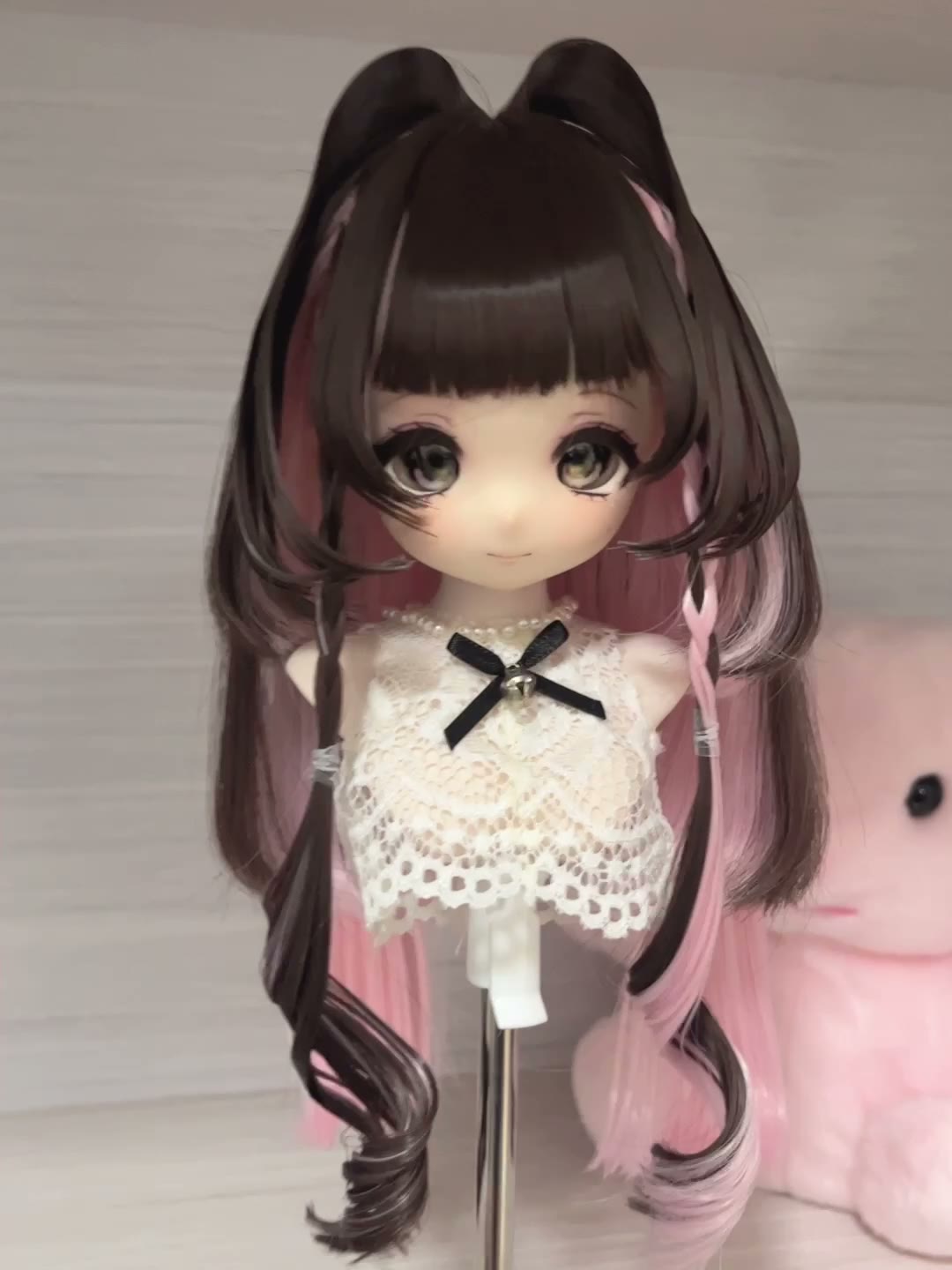 Doll Wig Two-Tone Anime Style