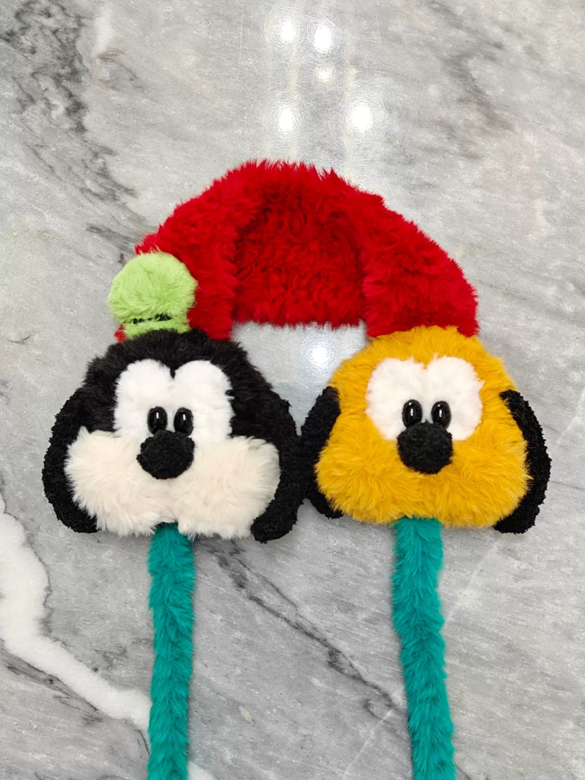 Pluto Goofy Christmas Earmuffs