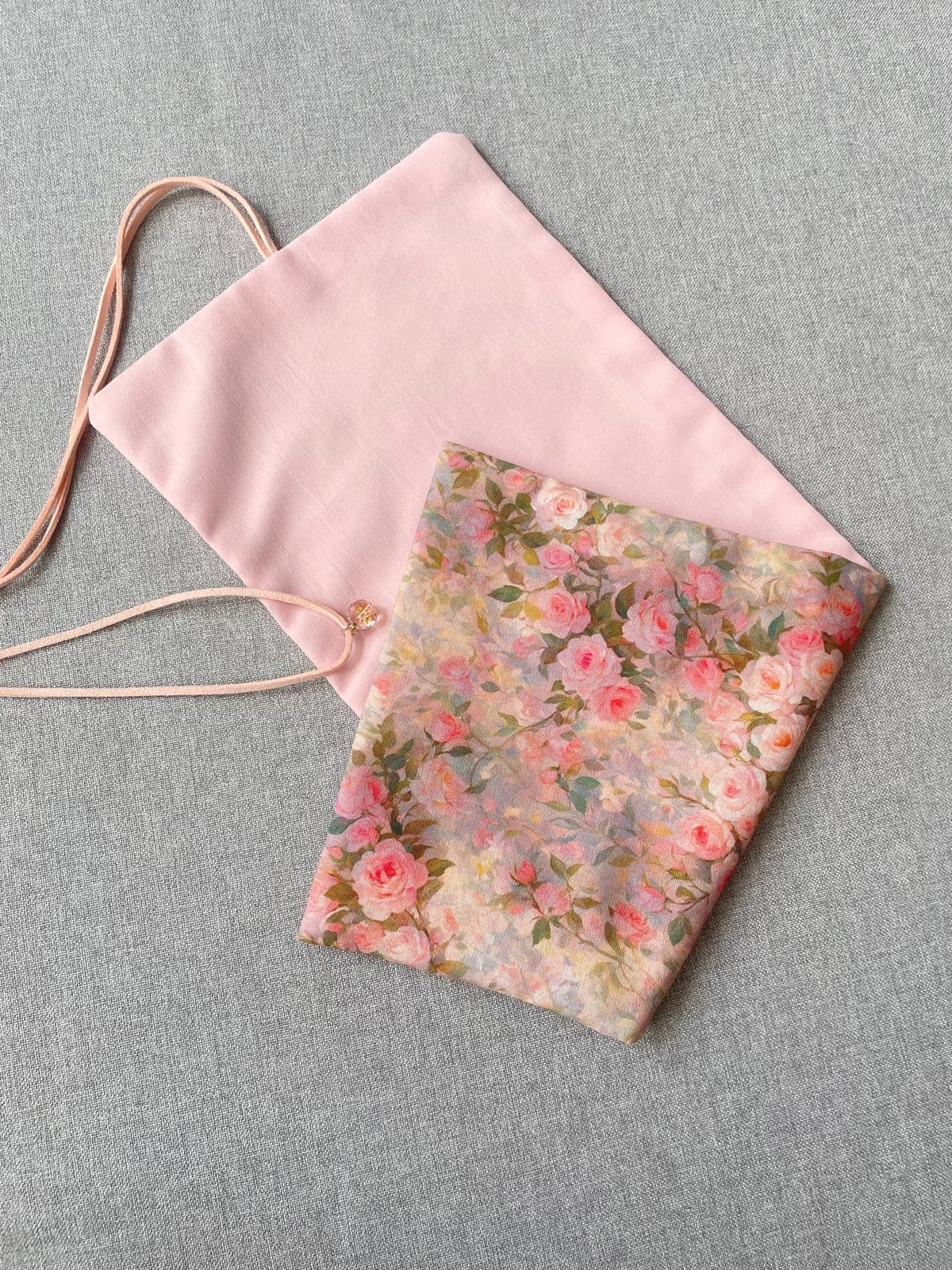 Cotton Rose Floral Tarot Card Pouch