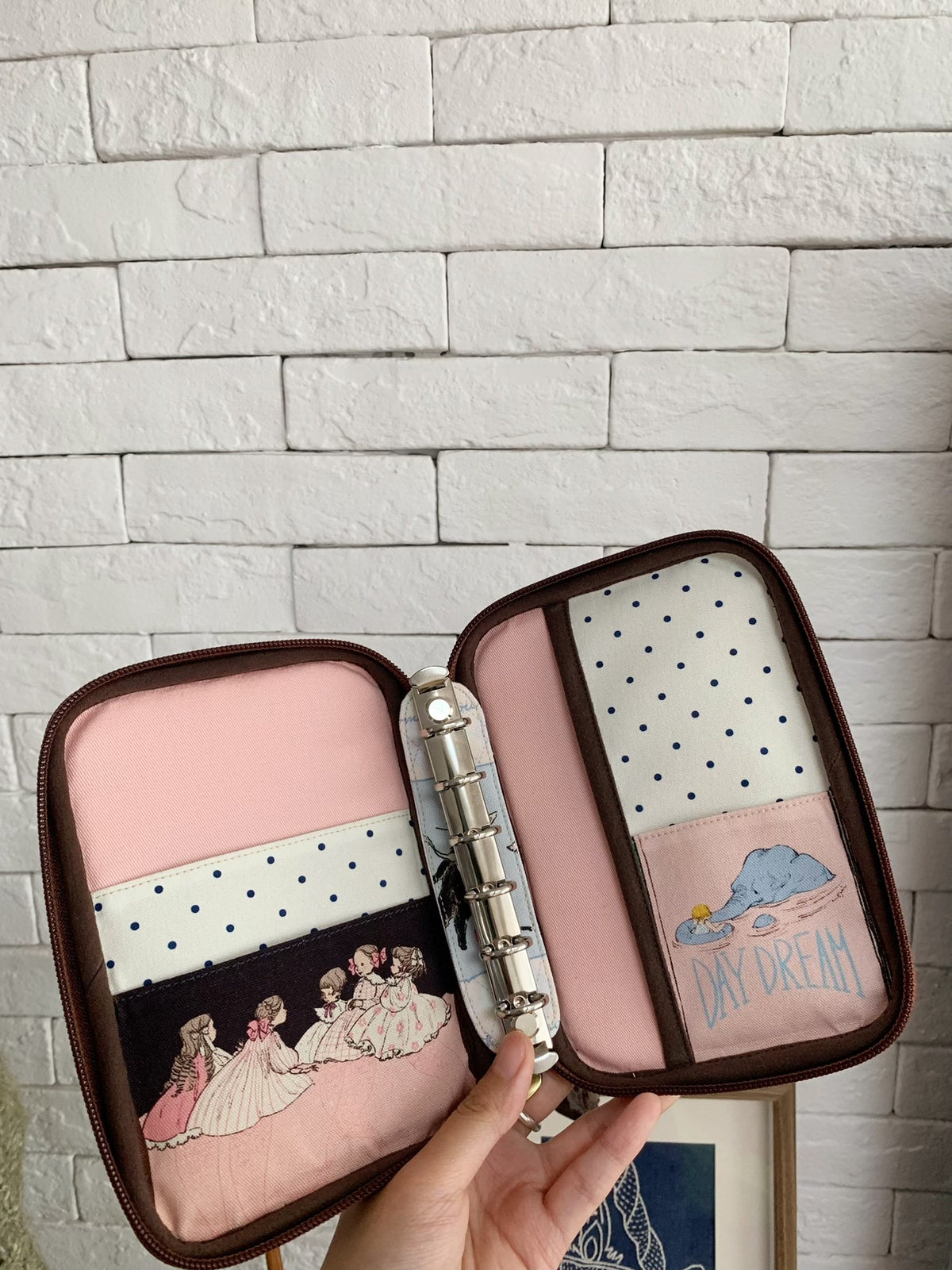 Zippered Organizer Case with Six Ring Binder