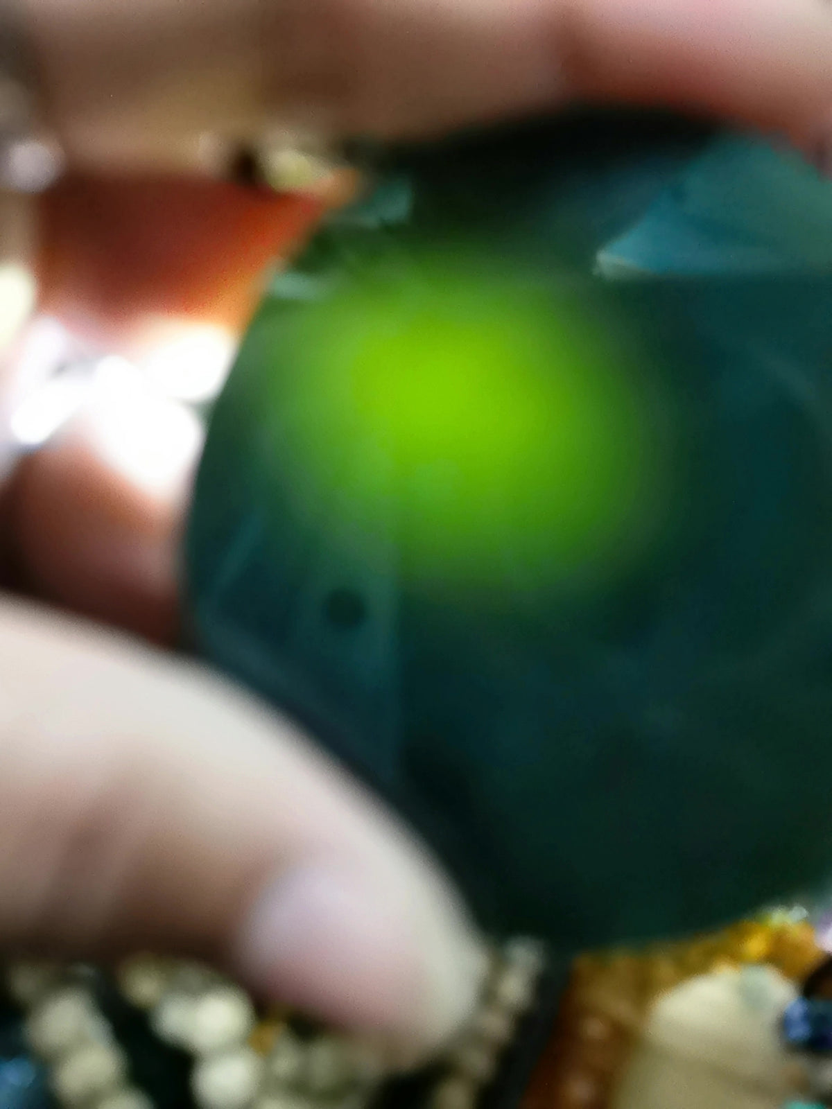Natural Hetian Jade Long Pendant Necklace