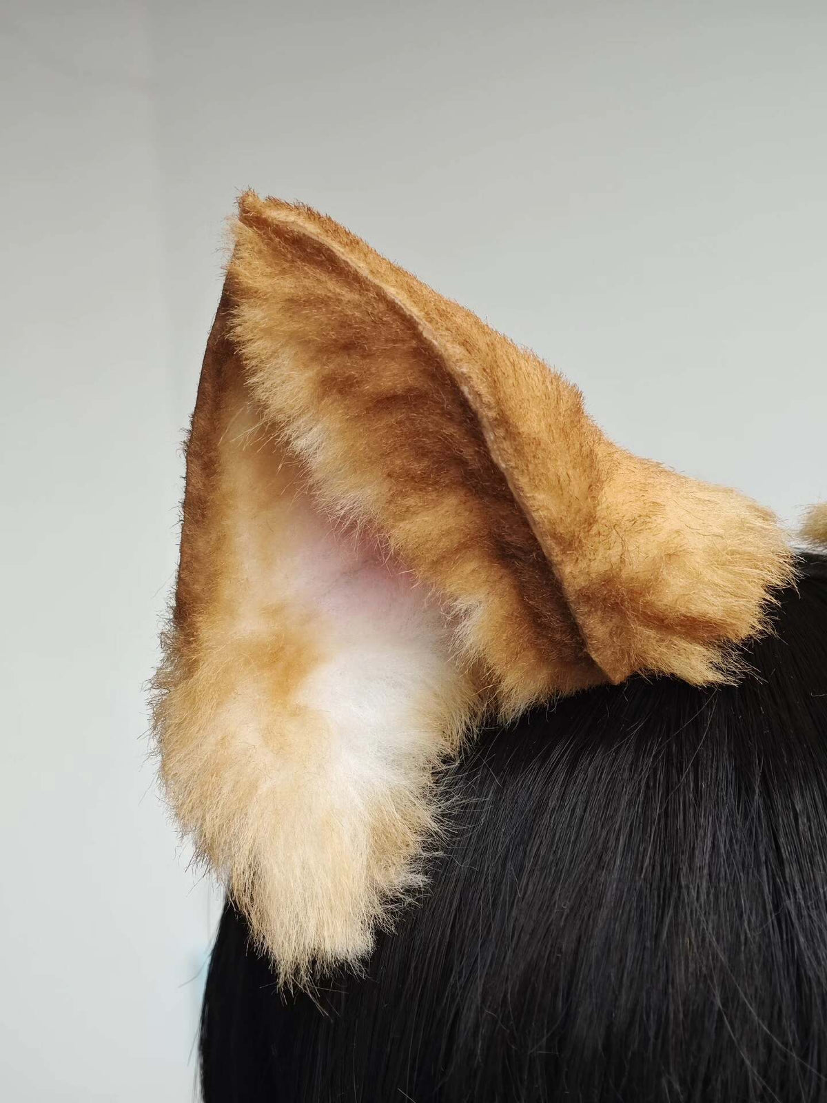 Handgemaakte Shiba Inu Kunstbont Cosplay Oren