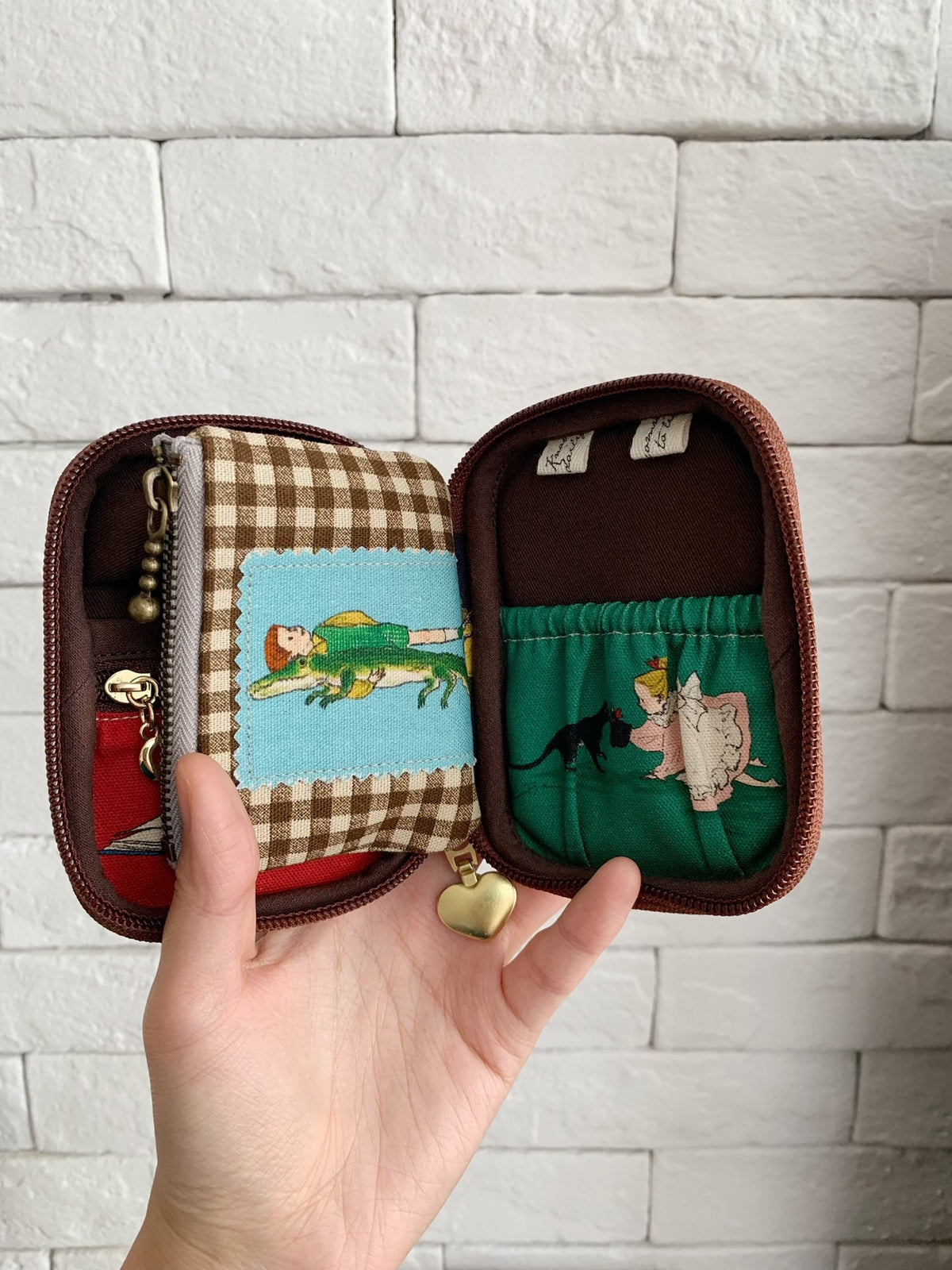Zippered Oxford Cloth Organizer Case with Fairy Tale Art