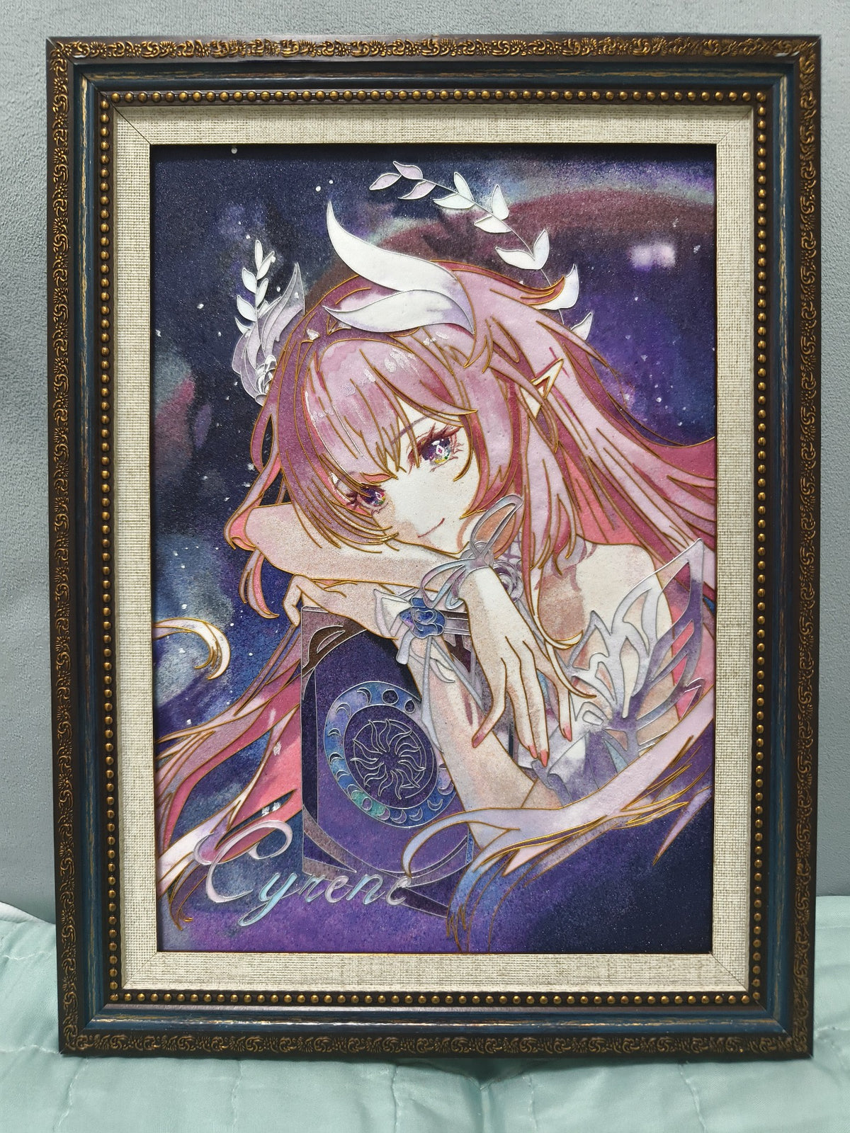Cloisonne Enamel Artwork Cyrene A4