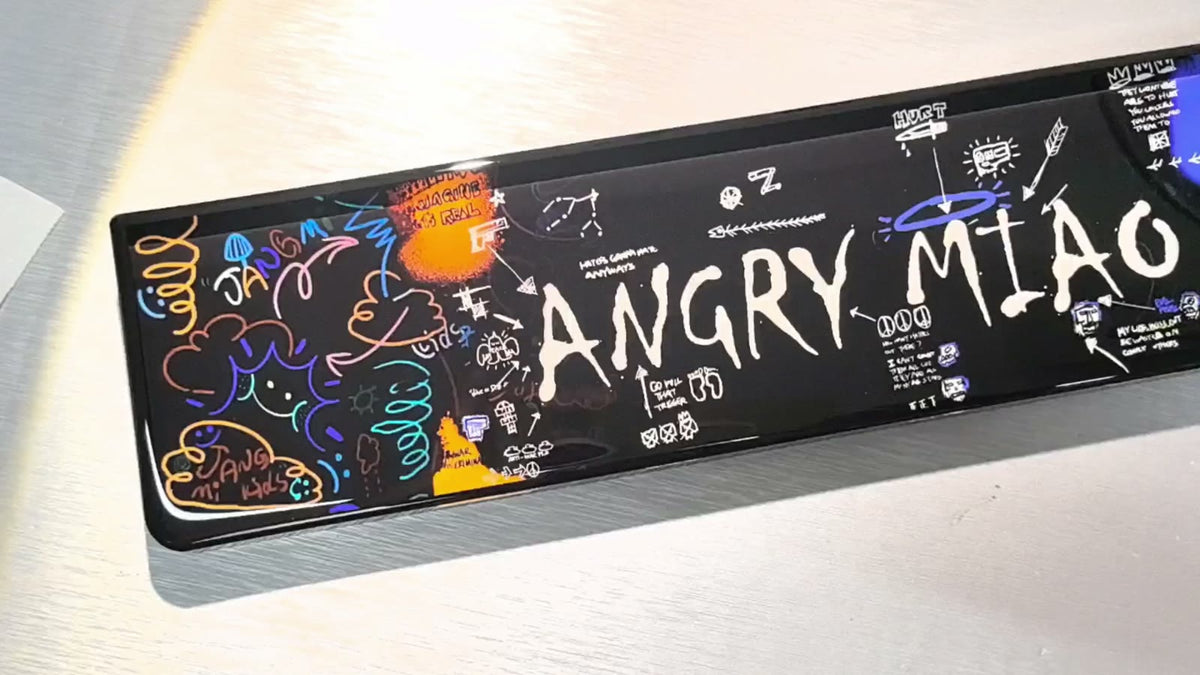 CYBERBOARD R4 Angry Miao Graffiti Keyboard