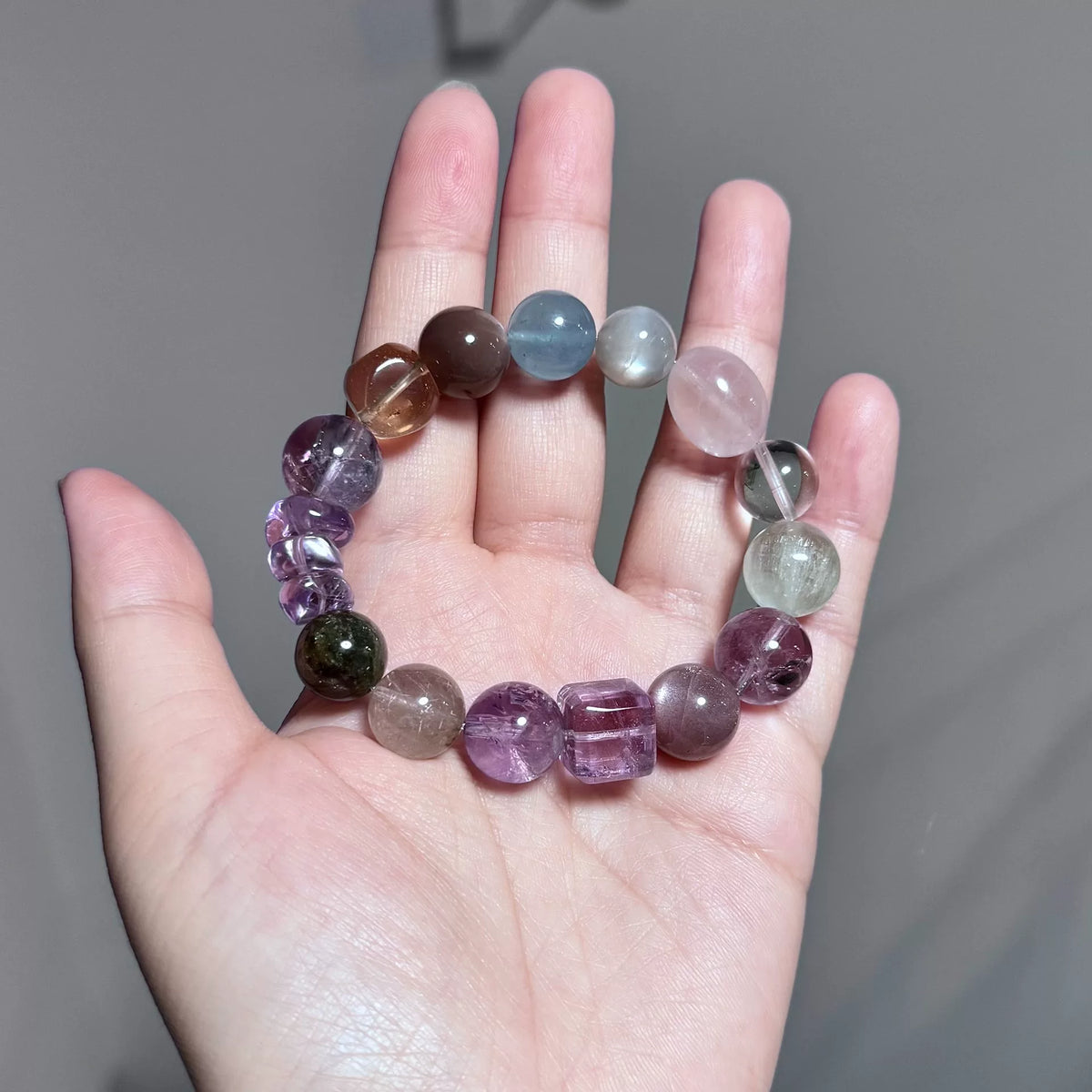 Amethyst Multi Stone Crystal Bracelet