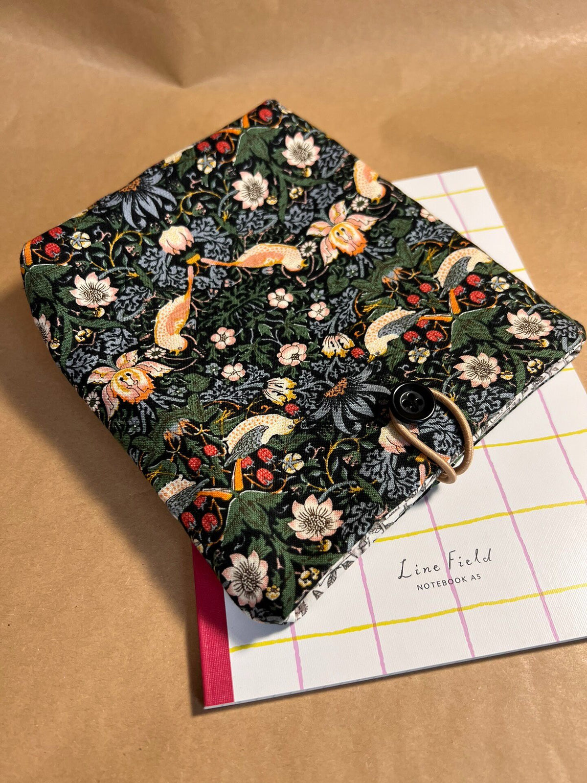 A7 Notebook Pouch William Morris Print