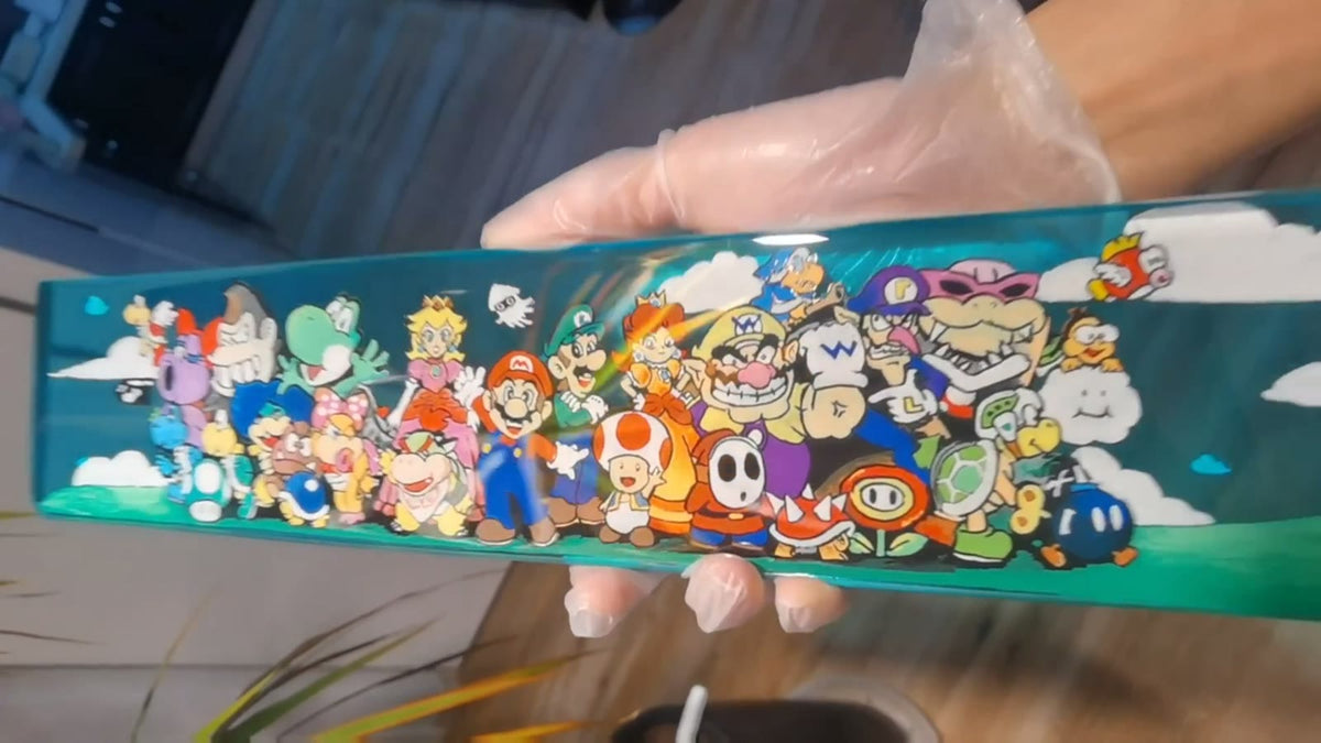 Mario Family Resin Keyboard Wrist Rest