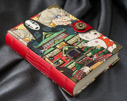 Spirited Away Fabric Notebook with 120gsm Blank Pages