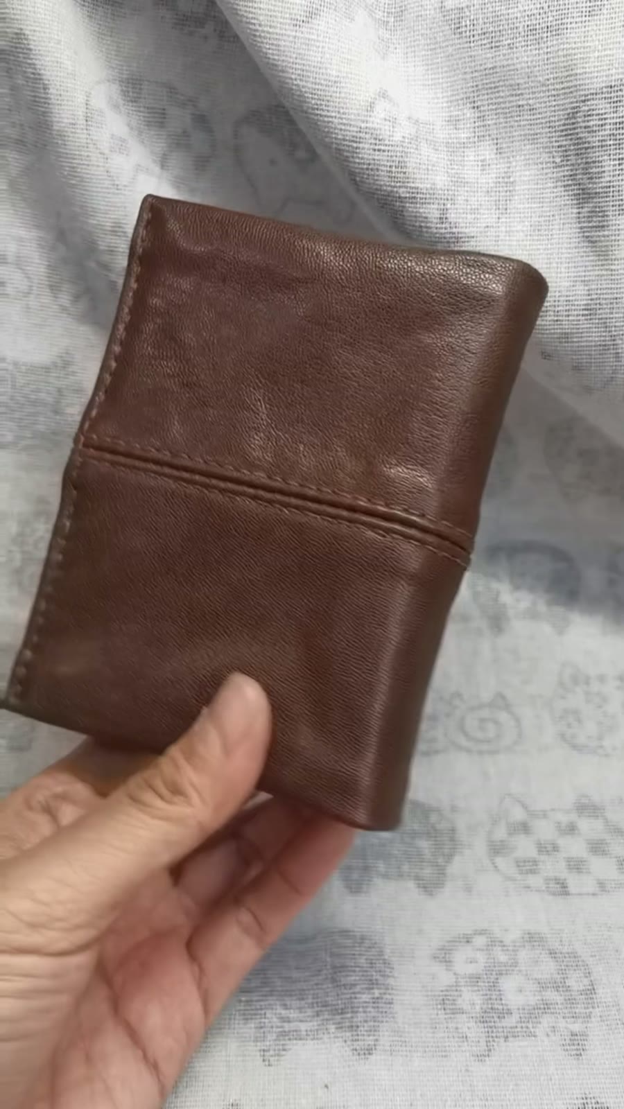ハンドメイド ヤギ革 M5リングバインダーカバー