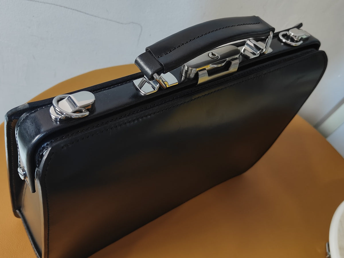 35cm Dulles Leather Lawyer Briefcase