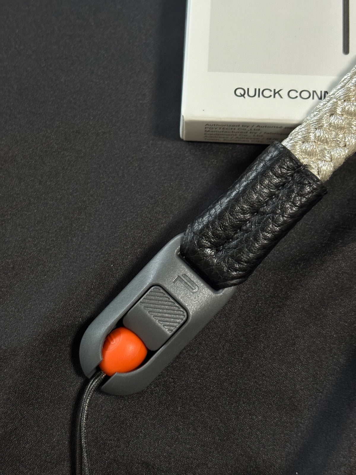 Silver Silk Camera Wrist Strap