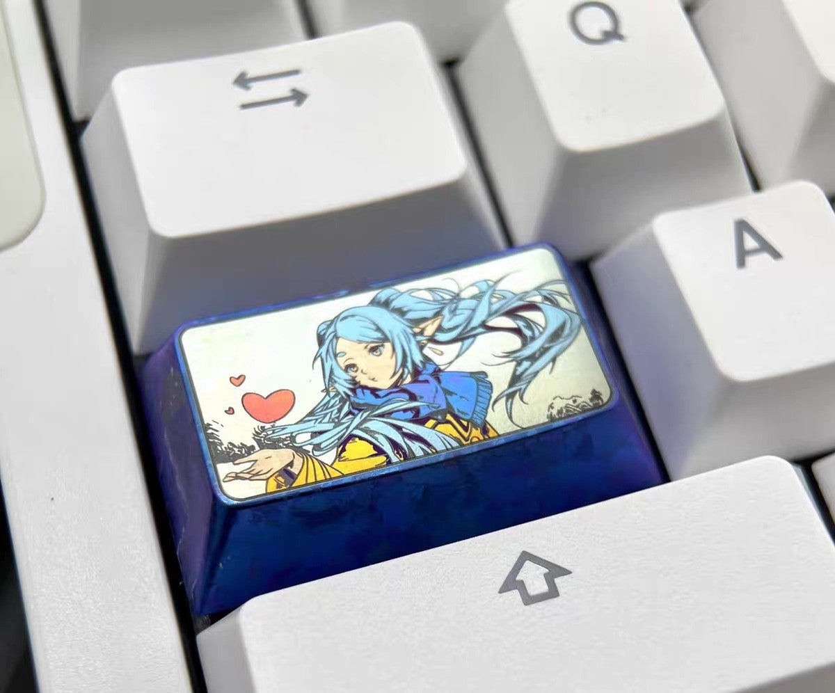 Titanium Alloy Anime Keycap 1.75U
