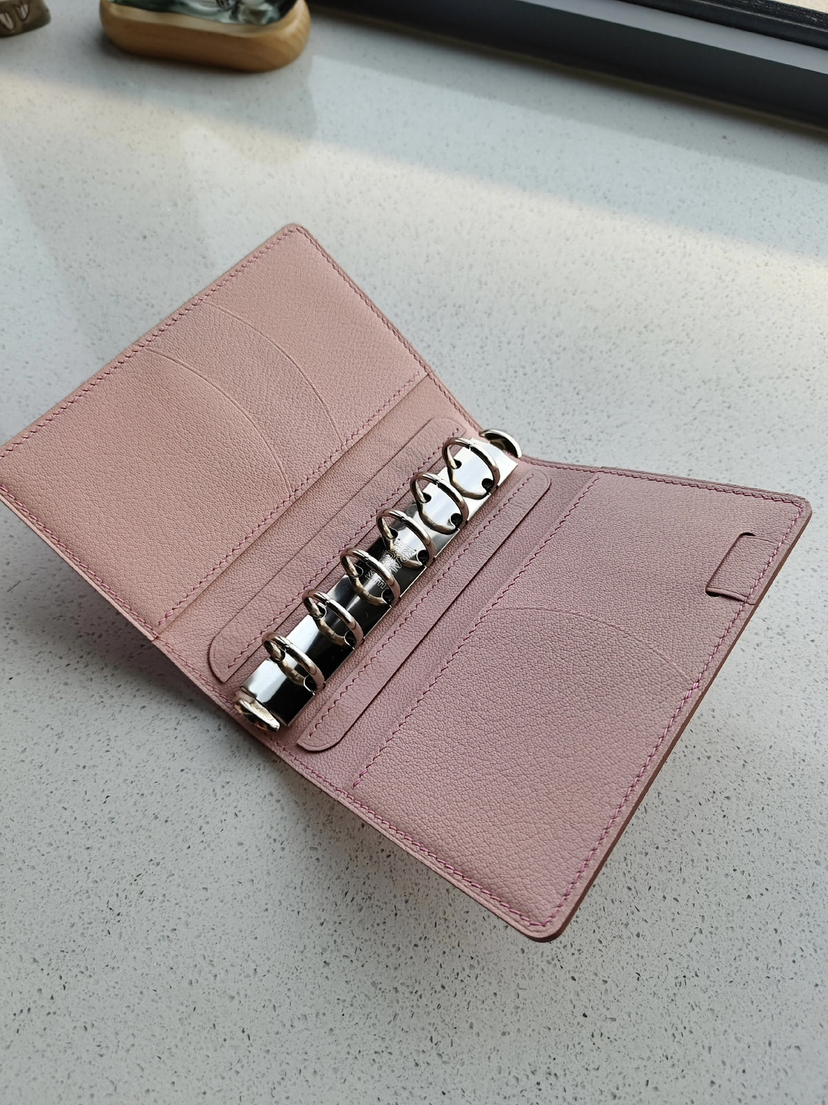 A7 JE Bridle Leather Loose Leaf Notebook