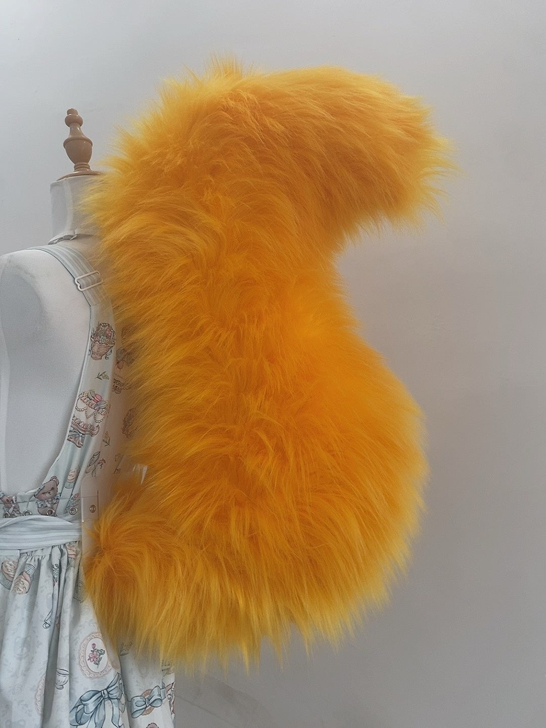 Orange Faux Fur Cosplay Fox Tail
