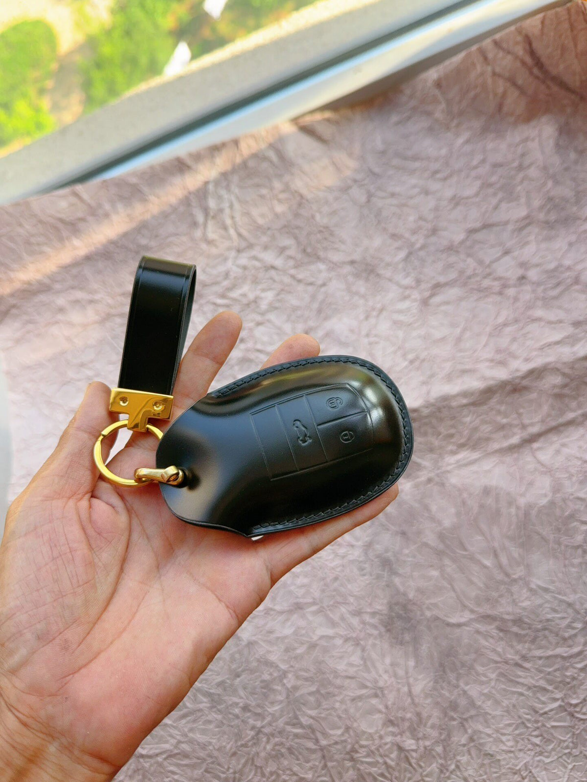 Bentley Key Case Japanese Shell Cordovan Leather