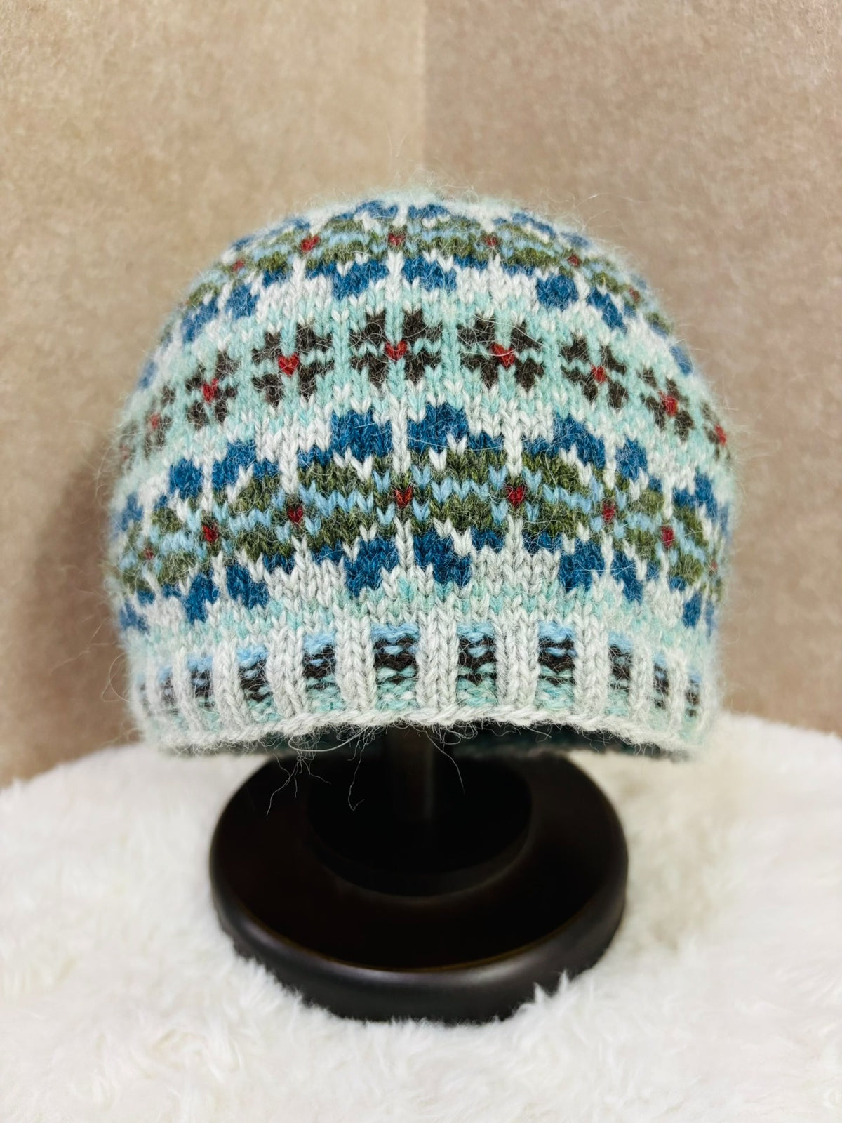 Shetland Jacquard Wool Hat