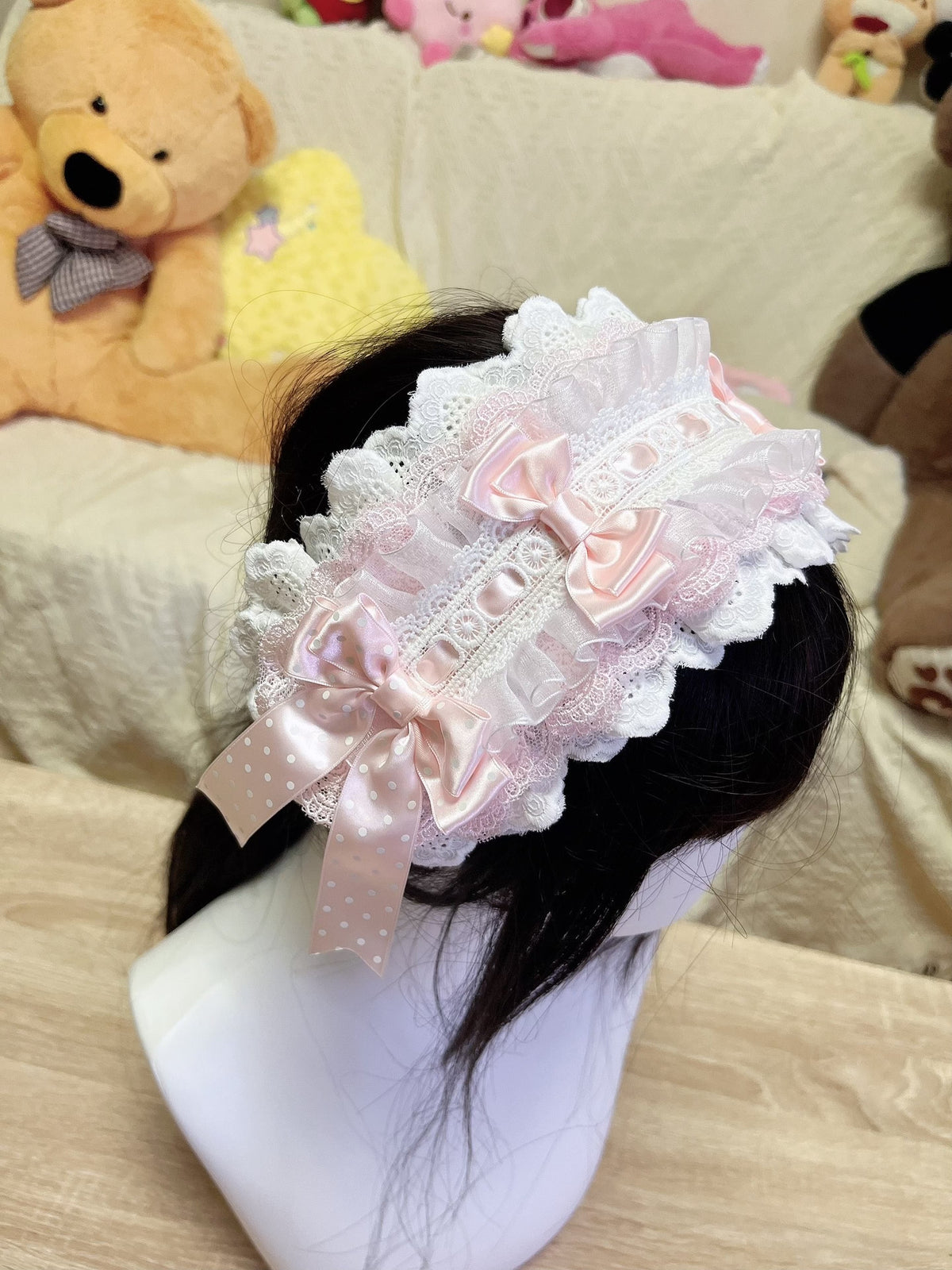 Lolita Style Layered Lace Headband