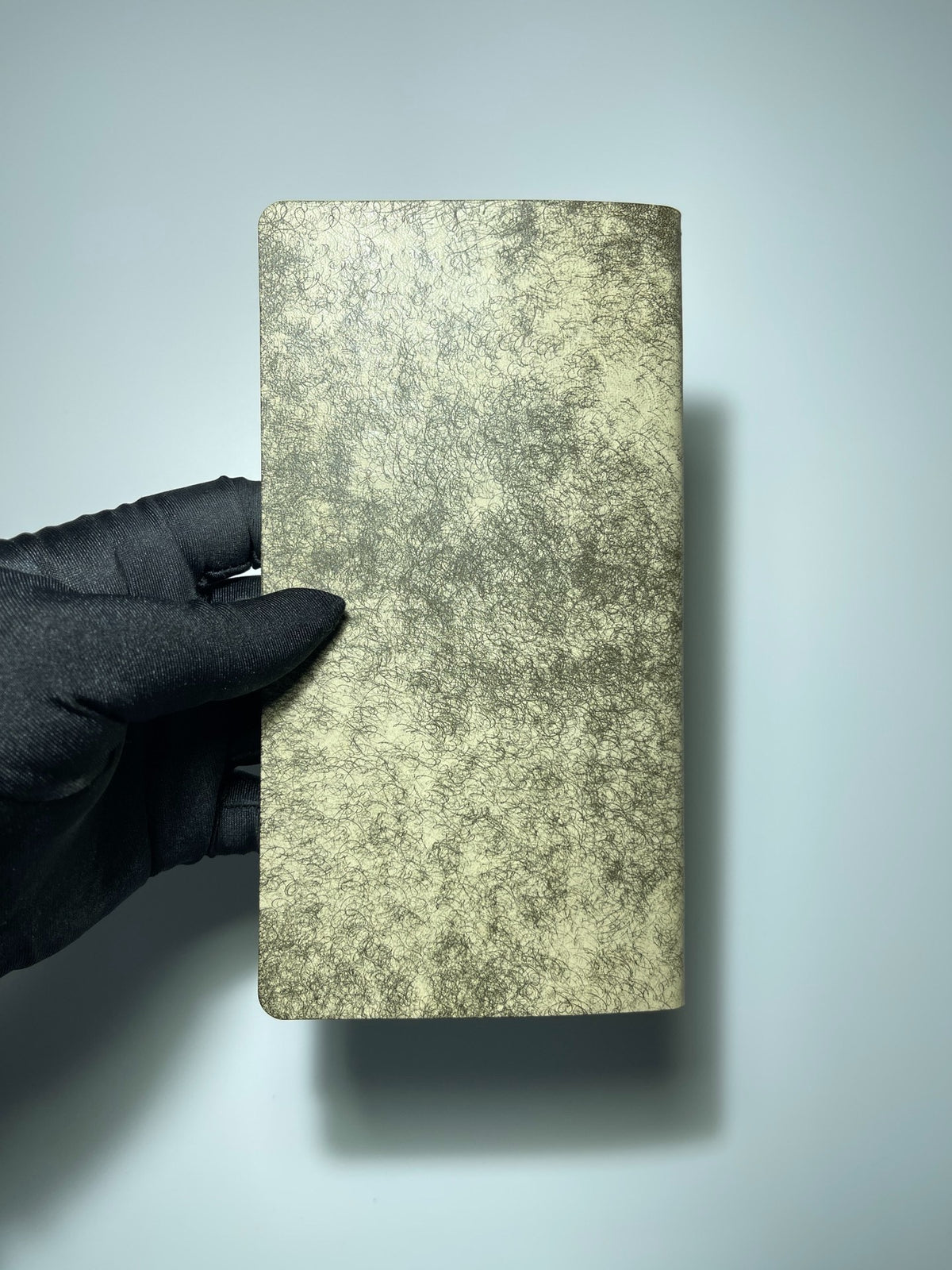 Handmade Leather Loose Leaf Notebook Olive Green