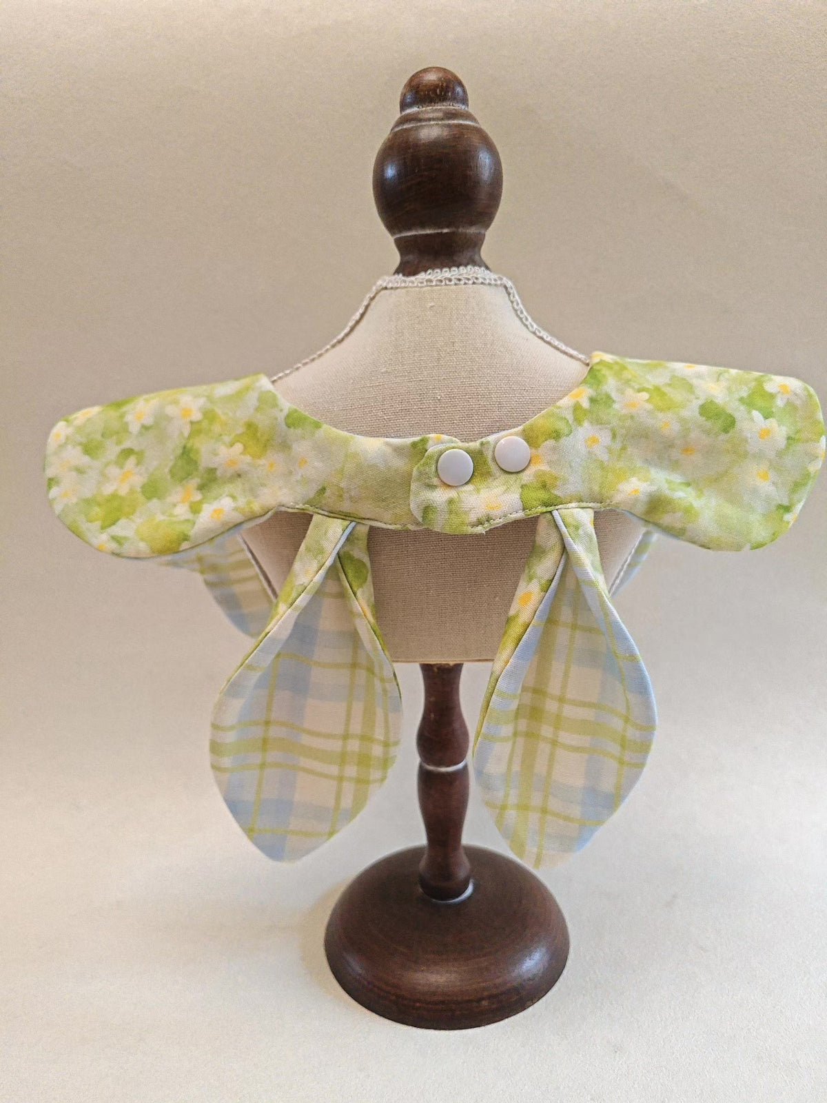 Handmade Cotton Gauze Bunny Ear Baby Bib