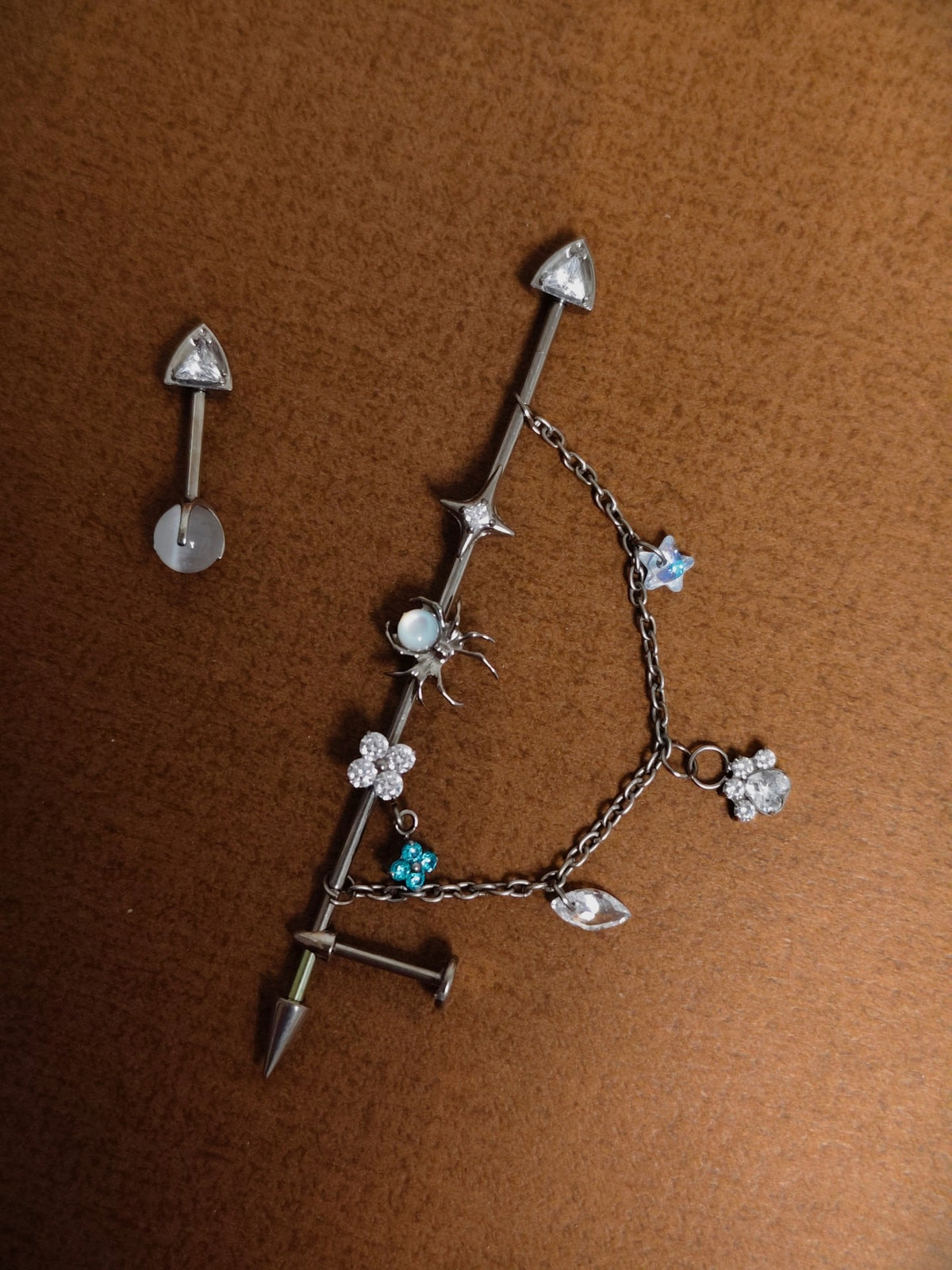 Titanium Alloy Ear Bridge Demon Nail Set
