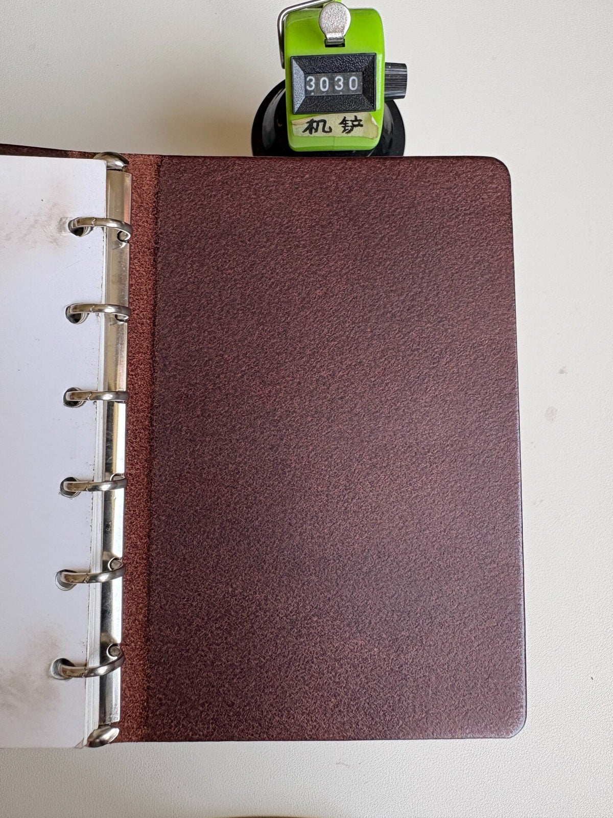 Handcrafted A7 Leather Binder Six Ring