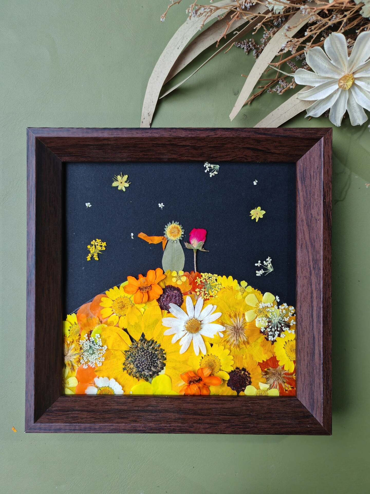 Pressed Flower Little Prince Shadow Box Frame