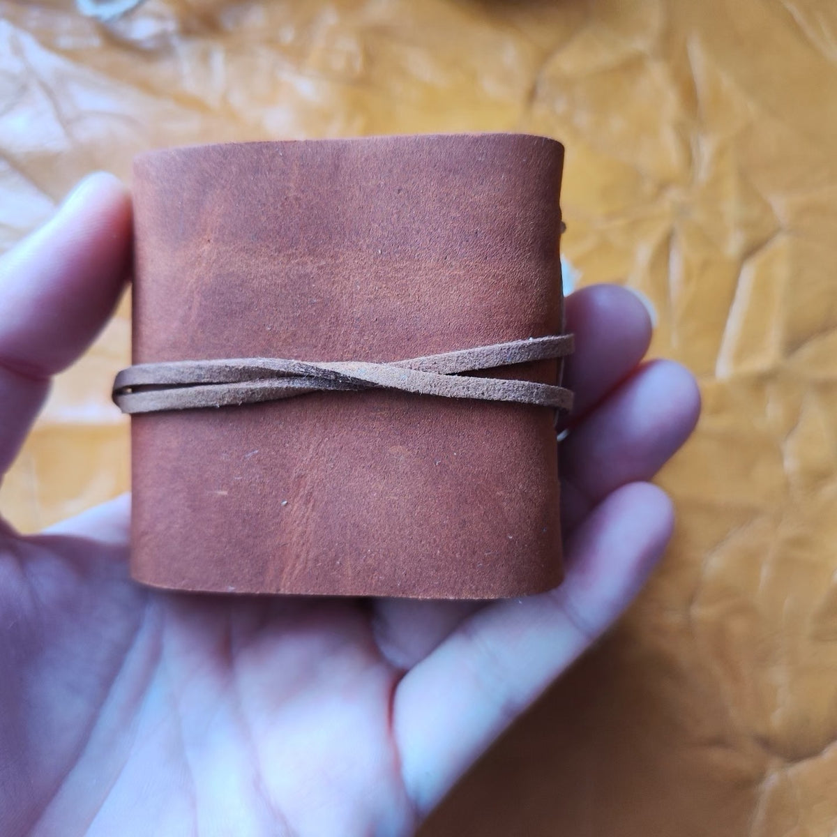 Cowhide Leather Journal 144 Pages