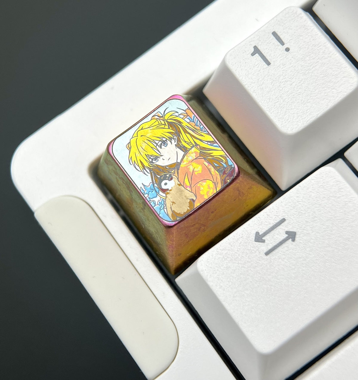 Evangelion Color Titanium Alloy 1u Artisan Keycap