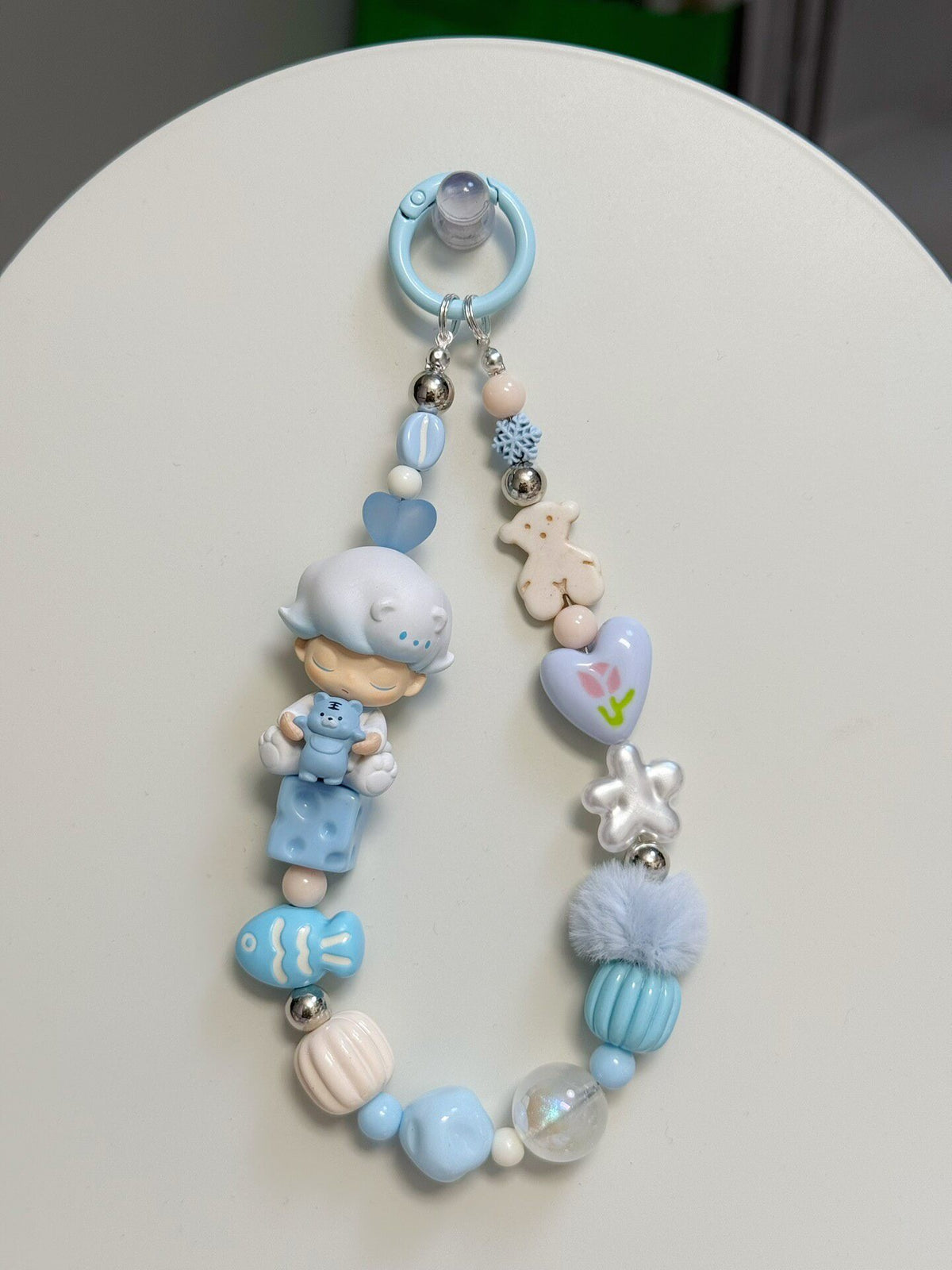 Pastel Dimoo Figure Phone Strap Charm