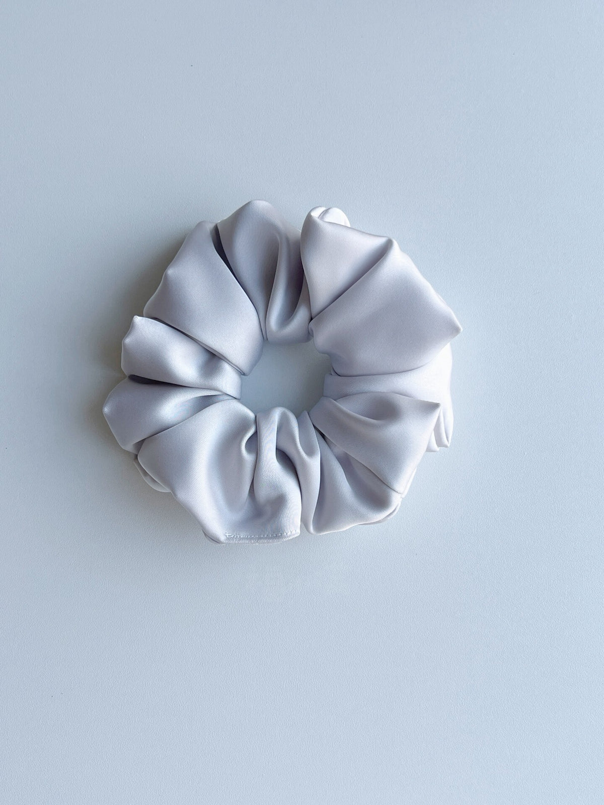 Light Grey Acetate Scrunchie
