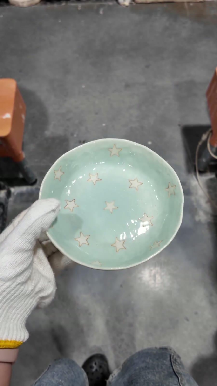 Handcrafted Star Ceramic Dish