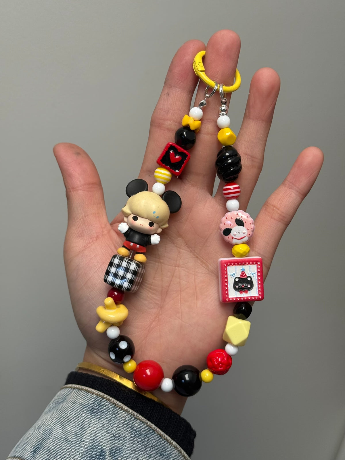 Mickey Dimoo Phone Chain Keychain Charm