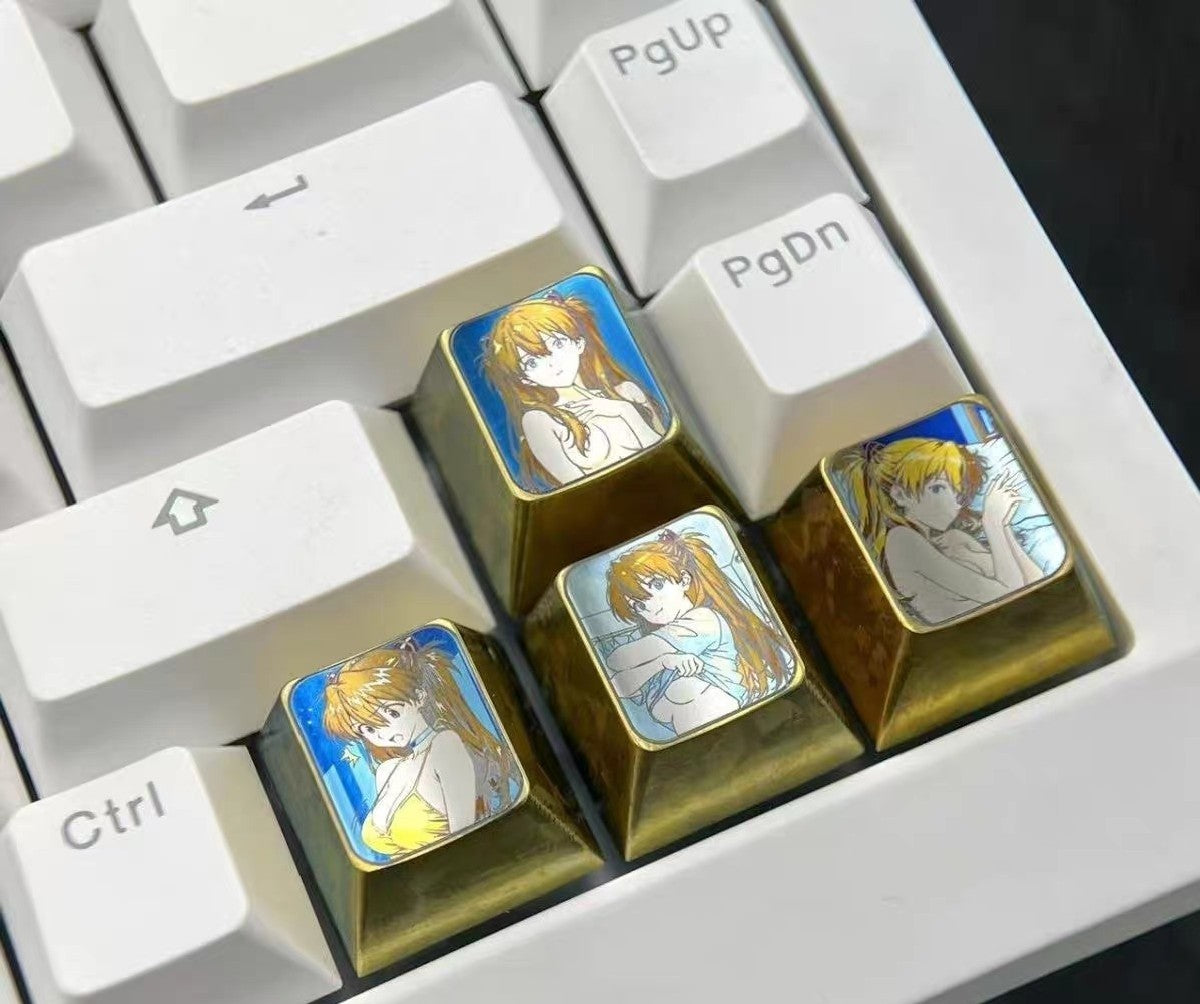 EVA Asuka Titanium Alloy Arrow Keycaps