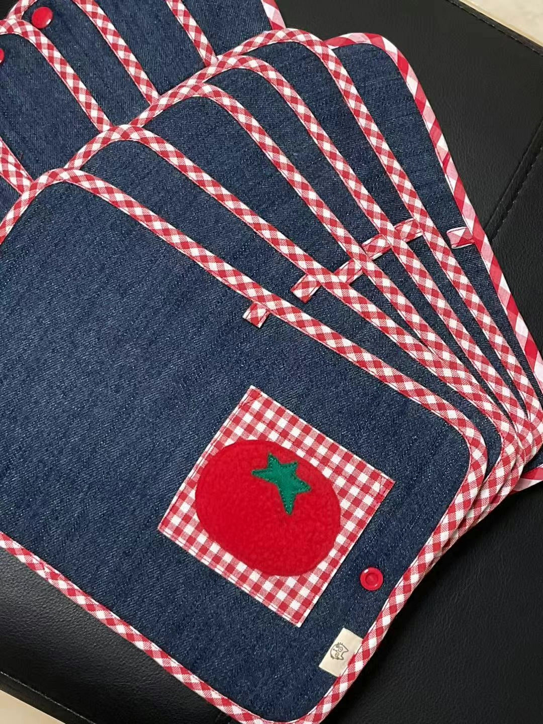 Tomato Denim Notebook Cover