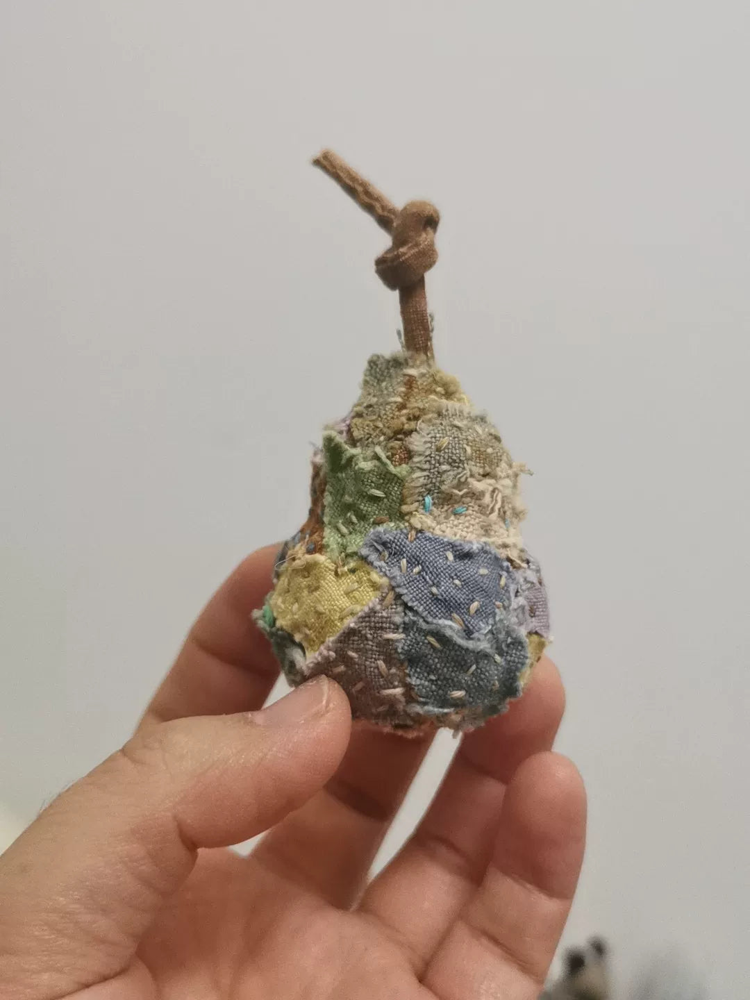 ハンドメイド パッチワーク ひょうたんの吊るしオーナメント