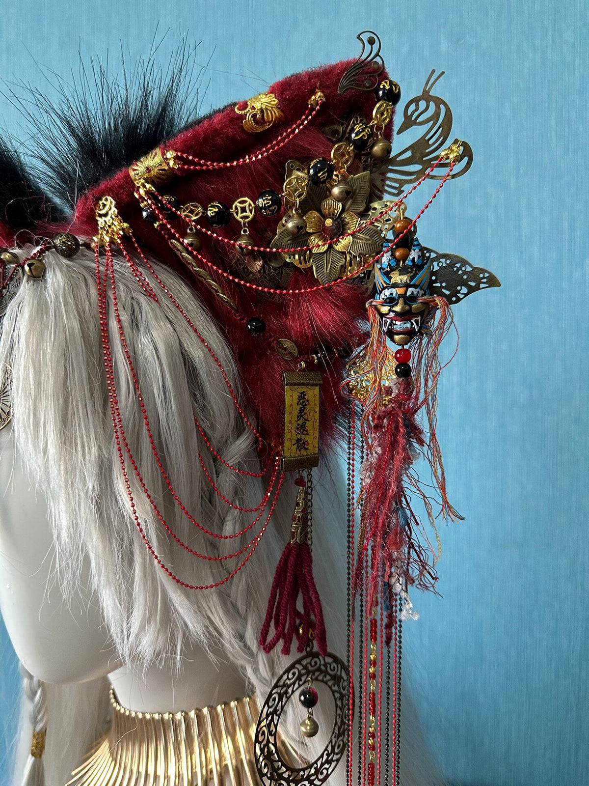 Nuo Opera Fox Ear Headpiece
