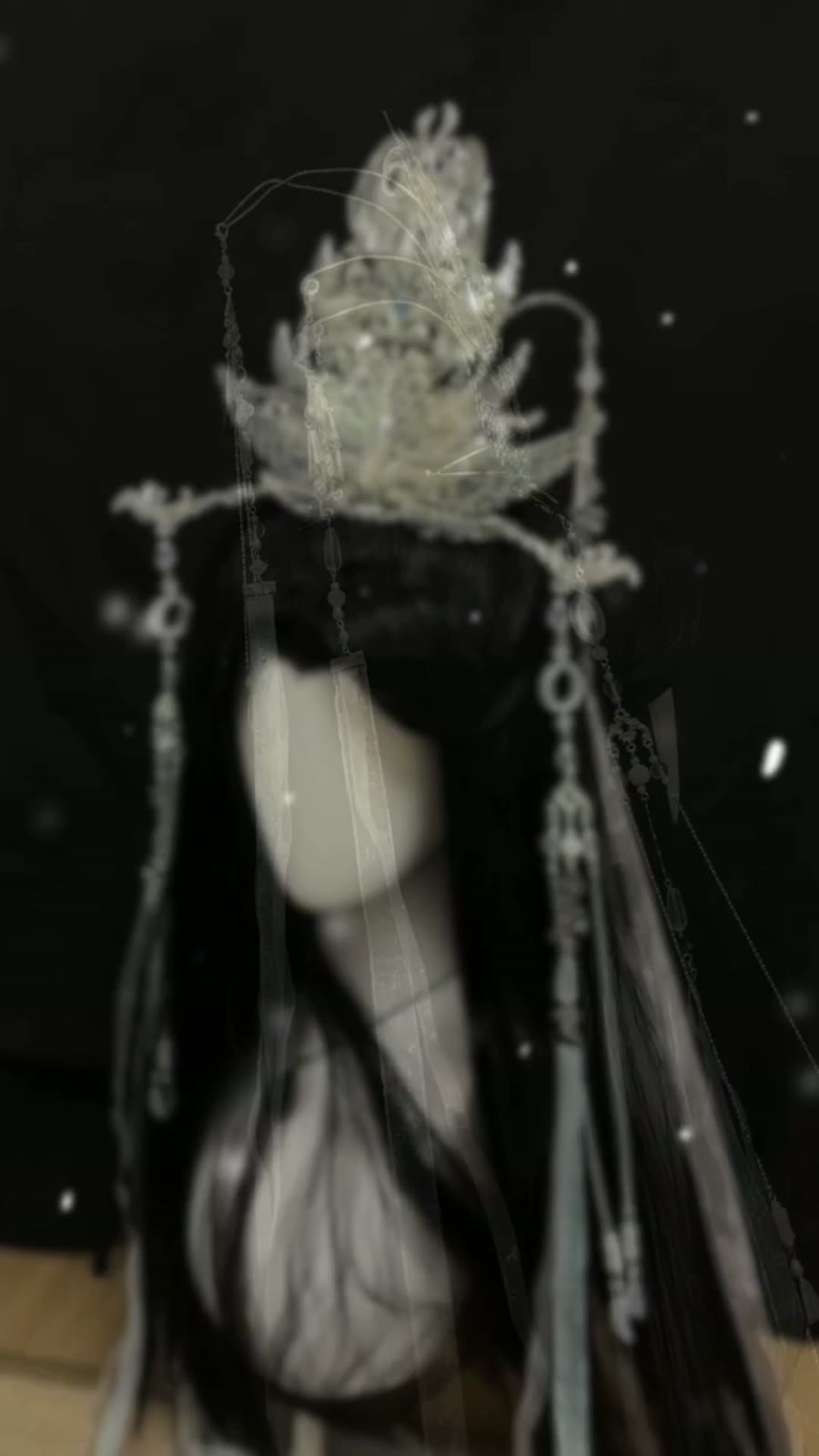 Chu Wannin Cosplay Crown Silver Filigree Headpiece
