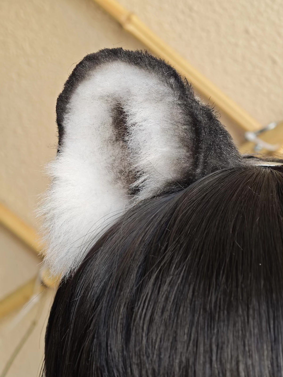 Realistic Snow Leopard Faux Fur Cosplay Ears