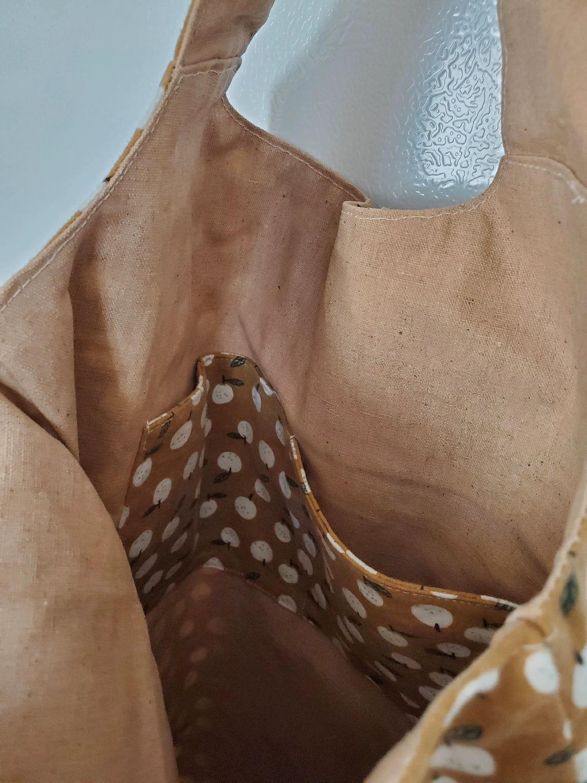 Handmade Fuzzy Fruit Pattern Shoulder Bag