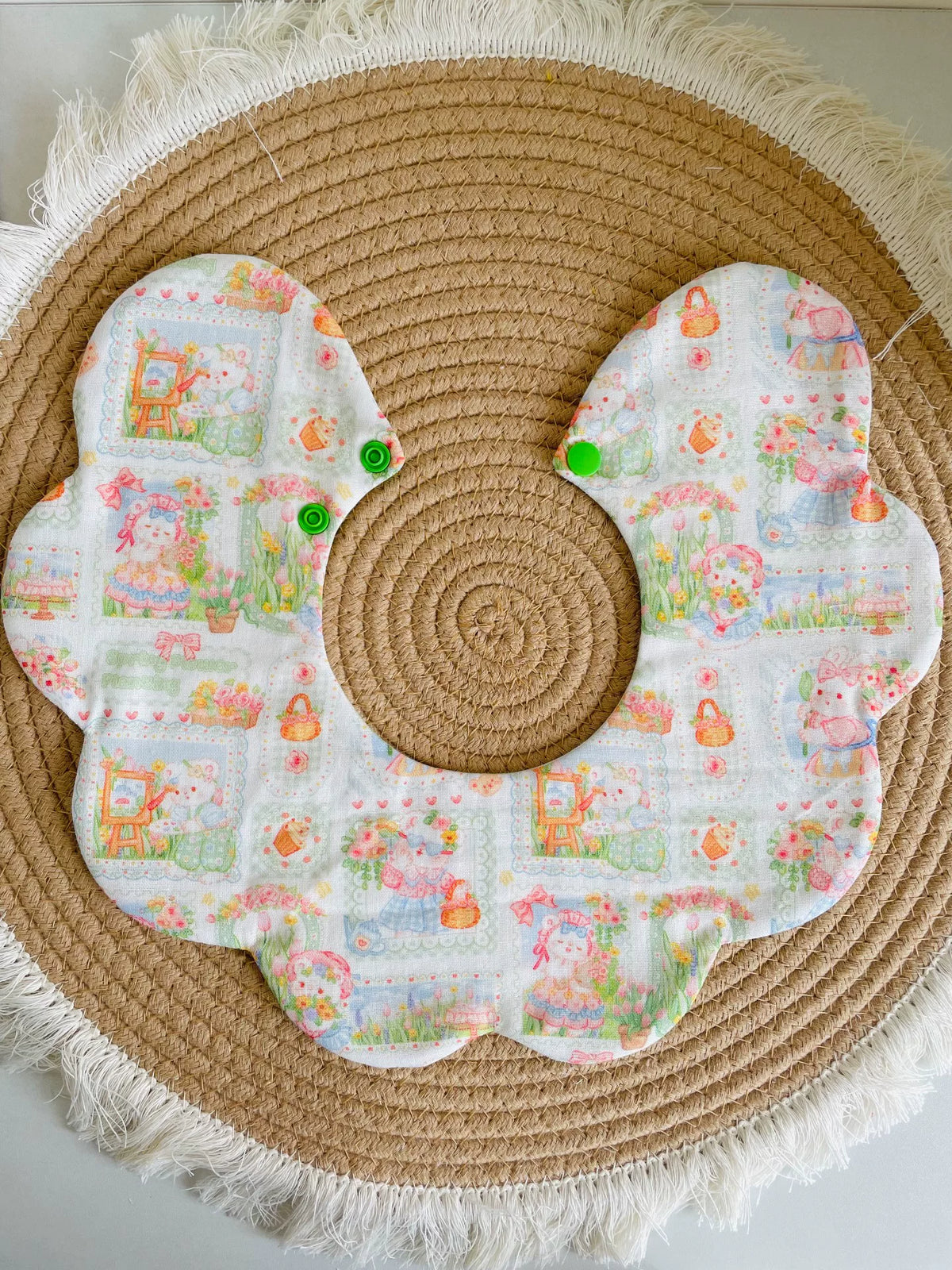 Pure Cotton Double Layer Gauze Baby Drool Bib