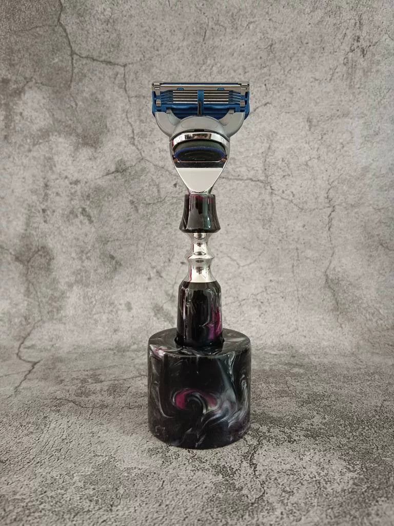 Manual Razor with 7075 Aluminum Resin Handle