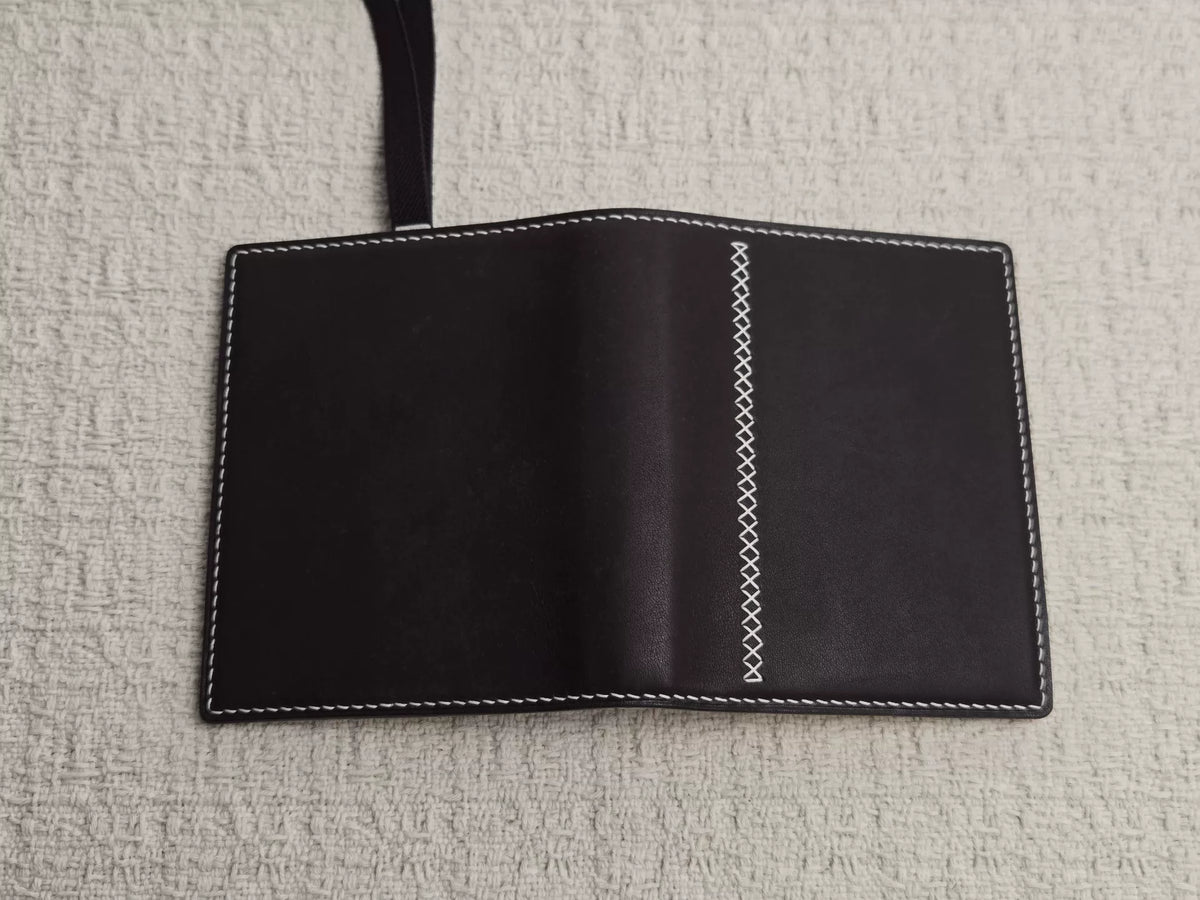 Funda para cuaderno de cuero plegable M5 74mm